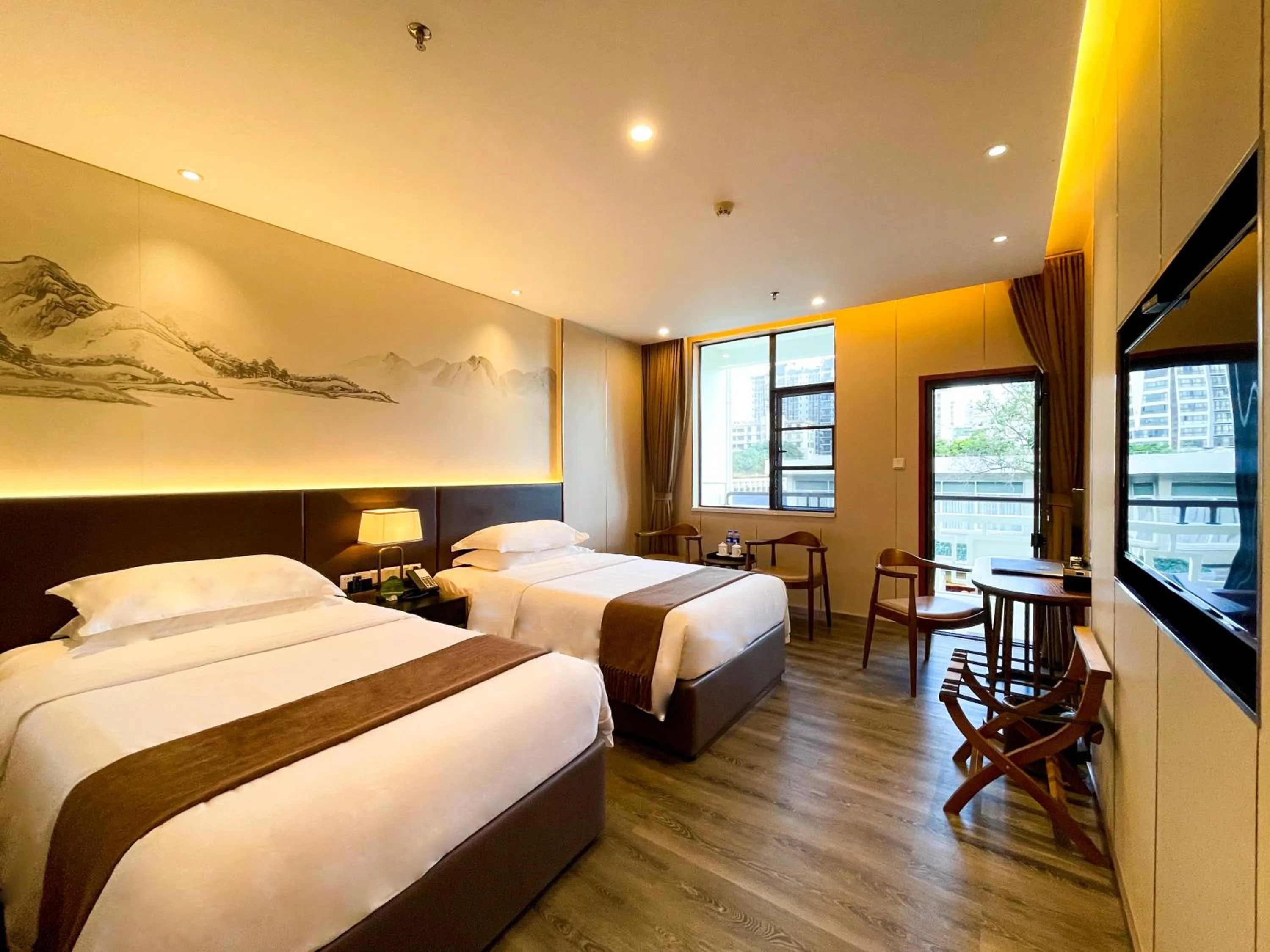 Bed in White Swan Guest House