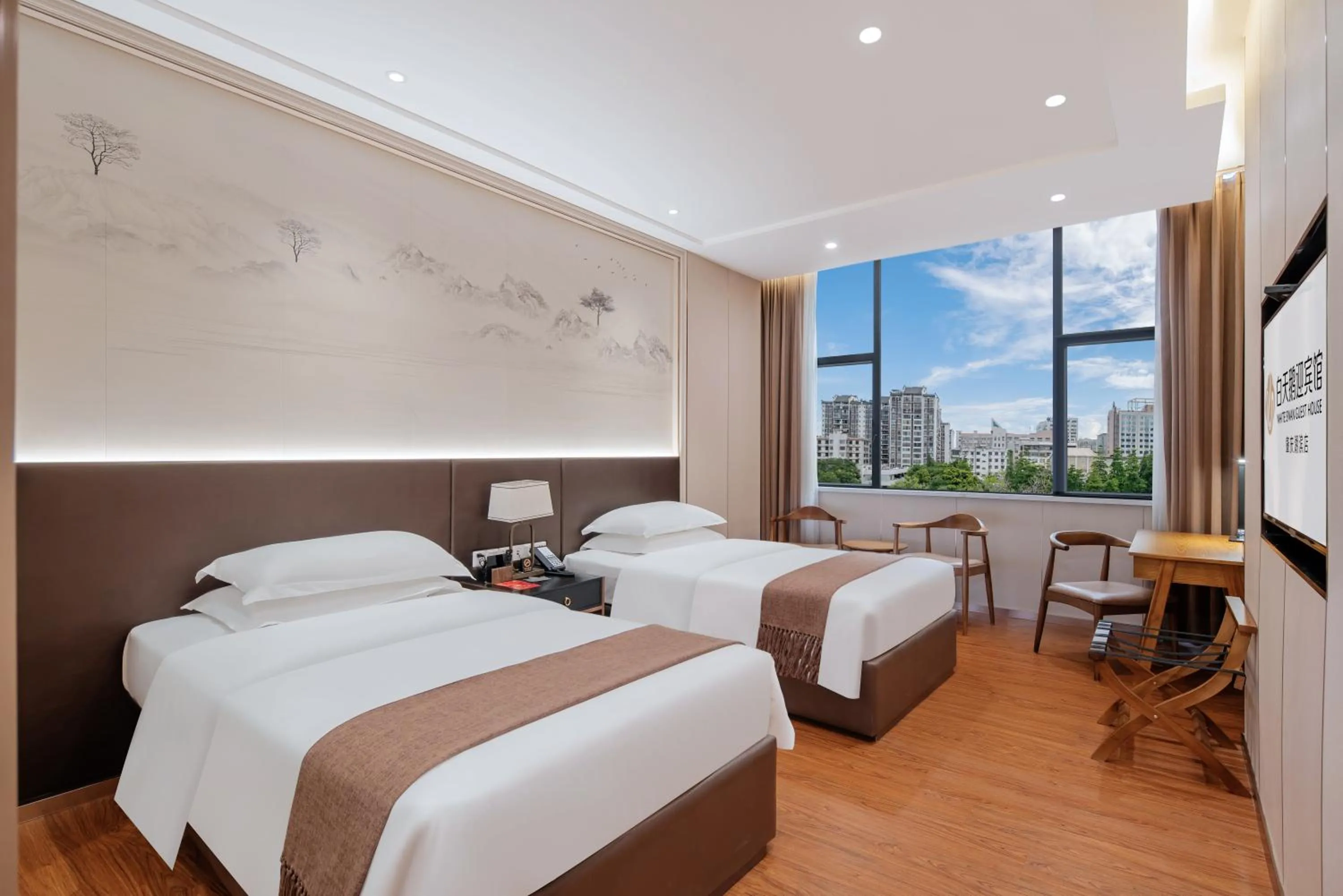 Bed in White Swan Guest House