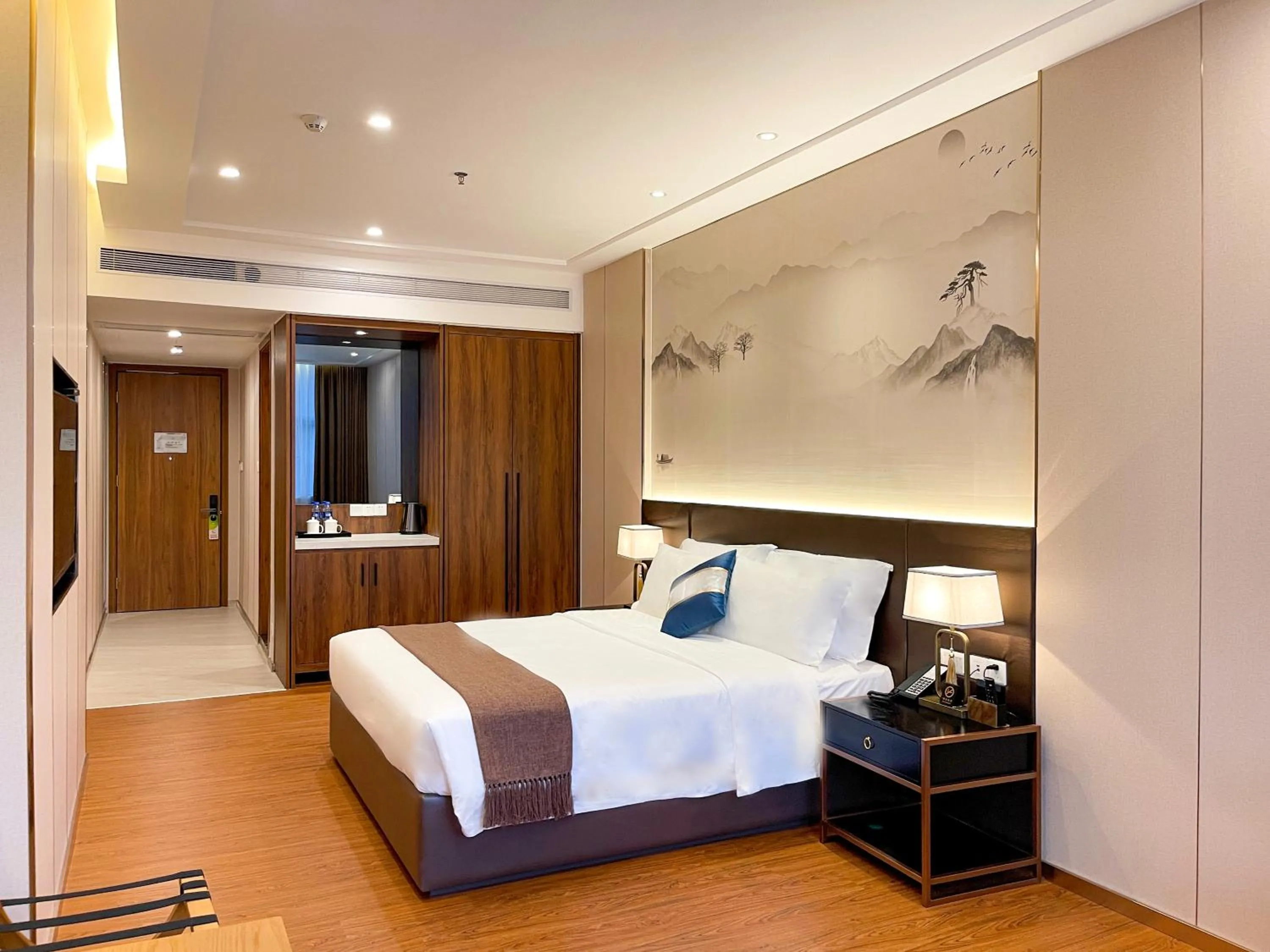 Bed in White Swan Guest House