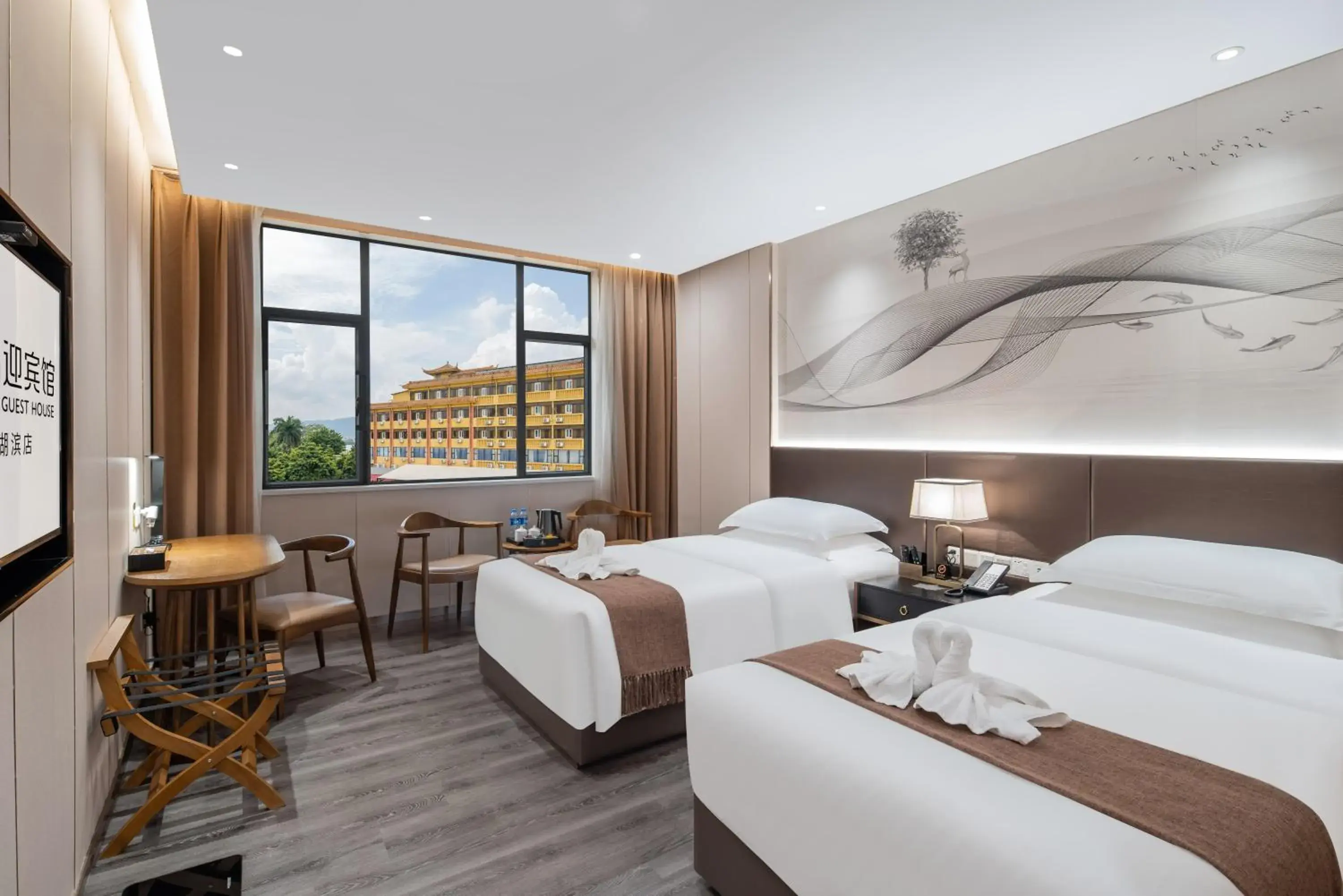 Bed in White Swan Guest House Bed in White Swan Guest House