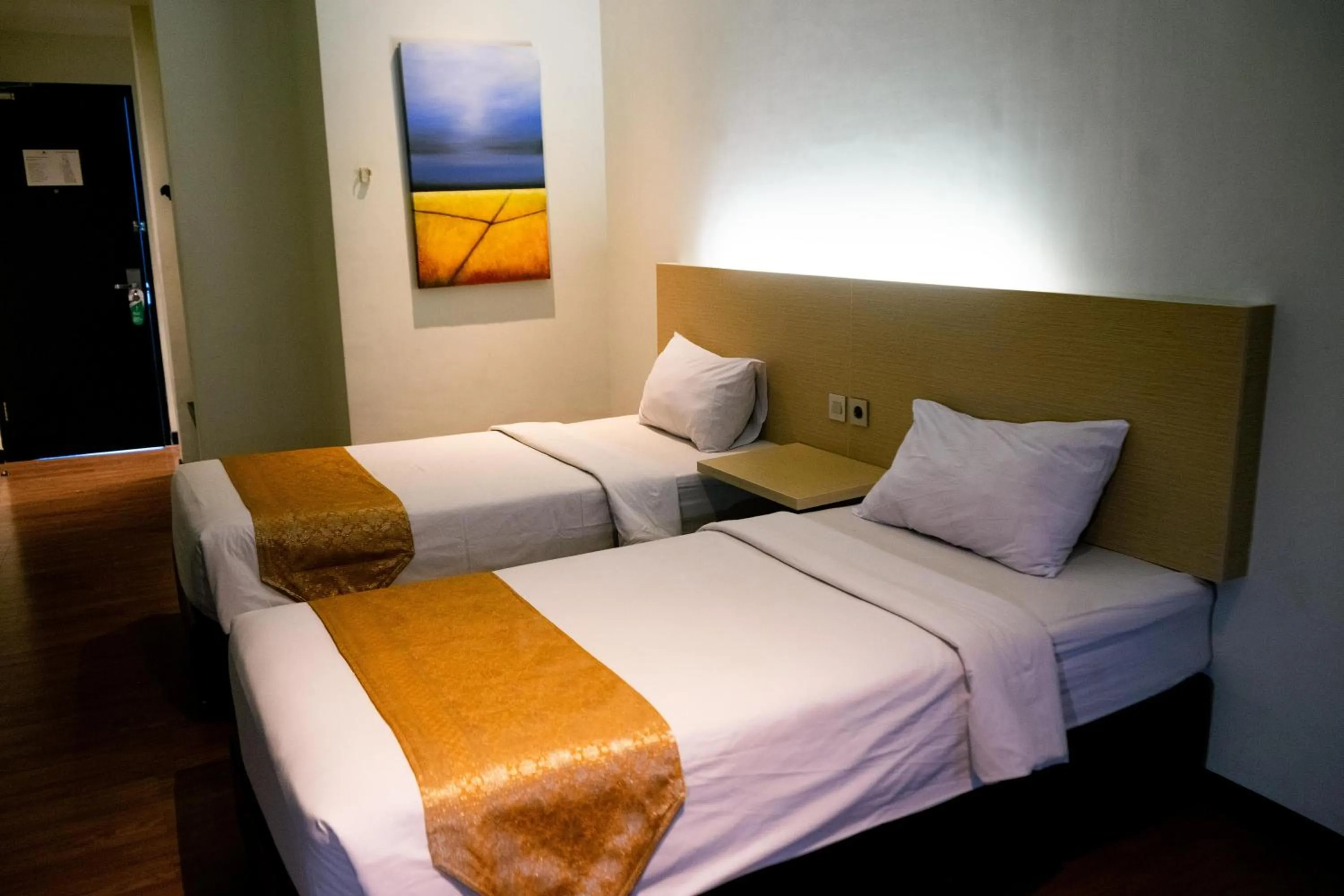 Bed in Yunna Hotel Lampung