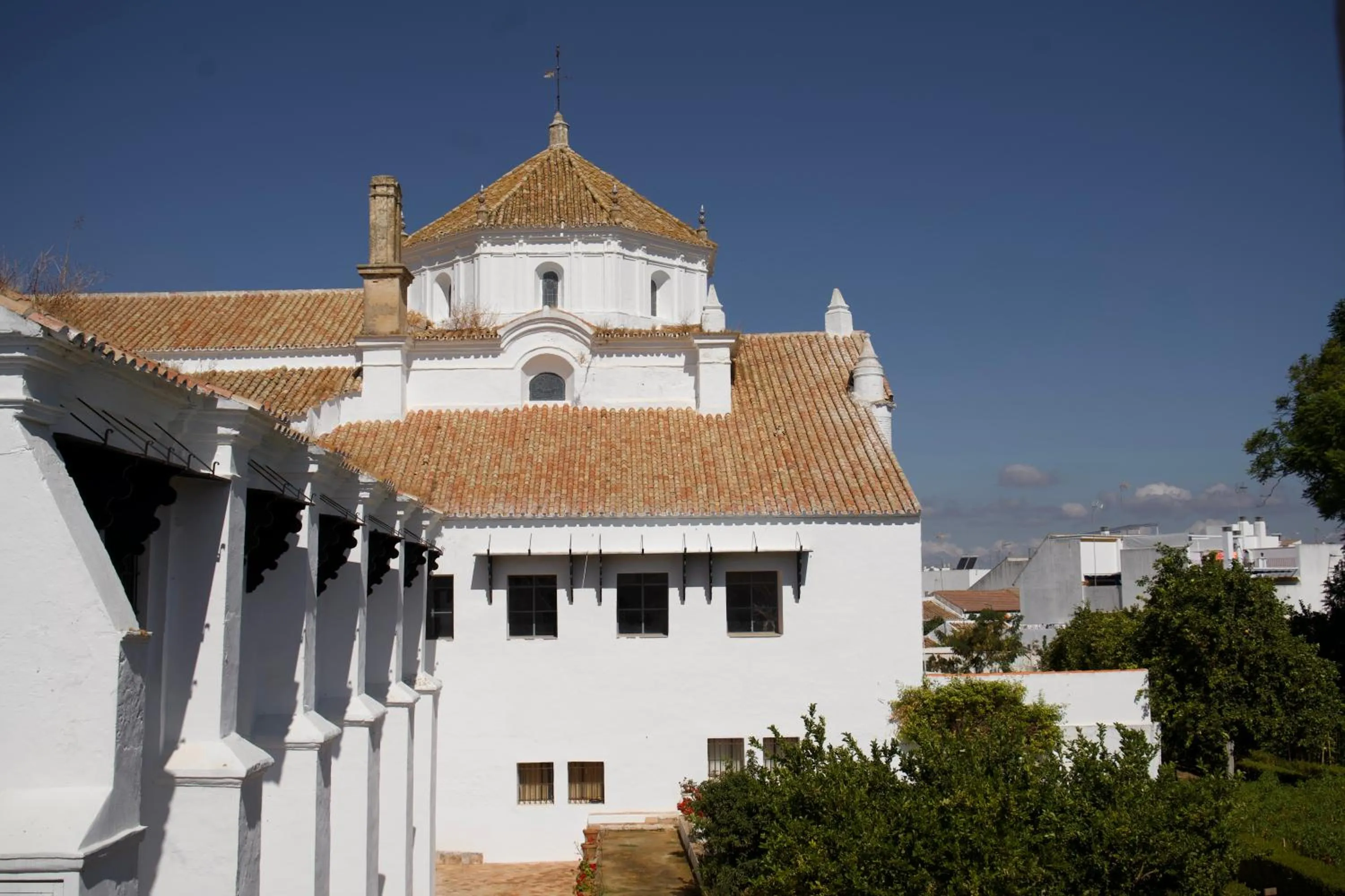 Garden view in Monasterio de San Francisco