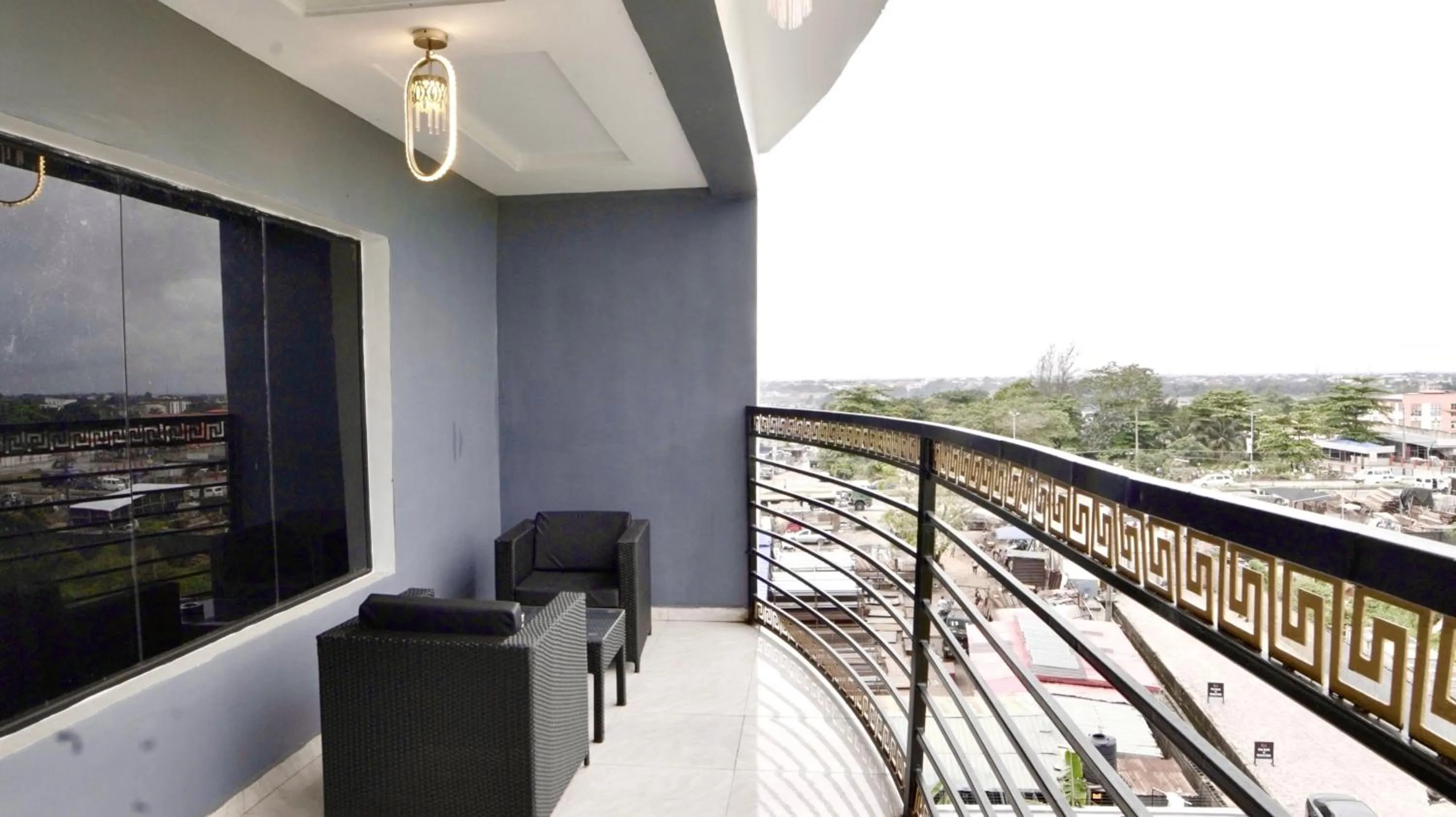 Balcony/Terrace in 247 Luxury Hotel & Apartment Ajah
