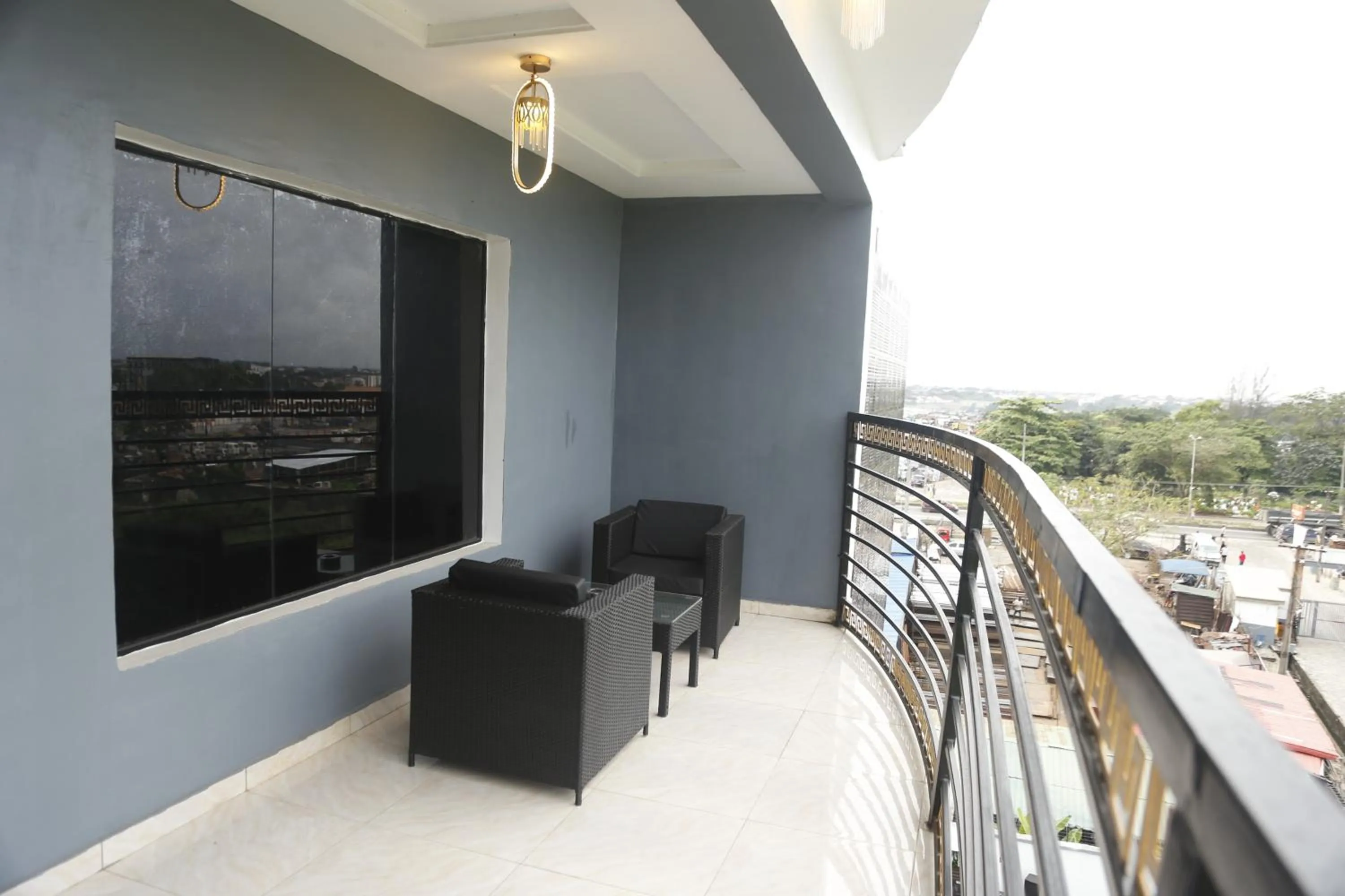 Balcony/Terrace in 247 Luxury Hotel & Apartment Ajah