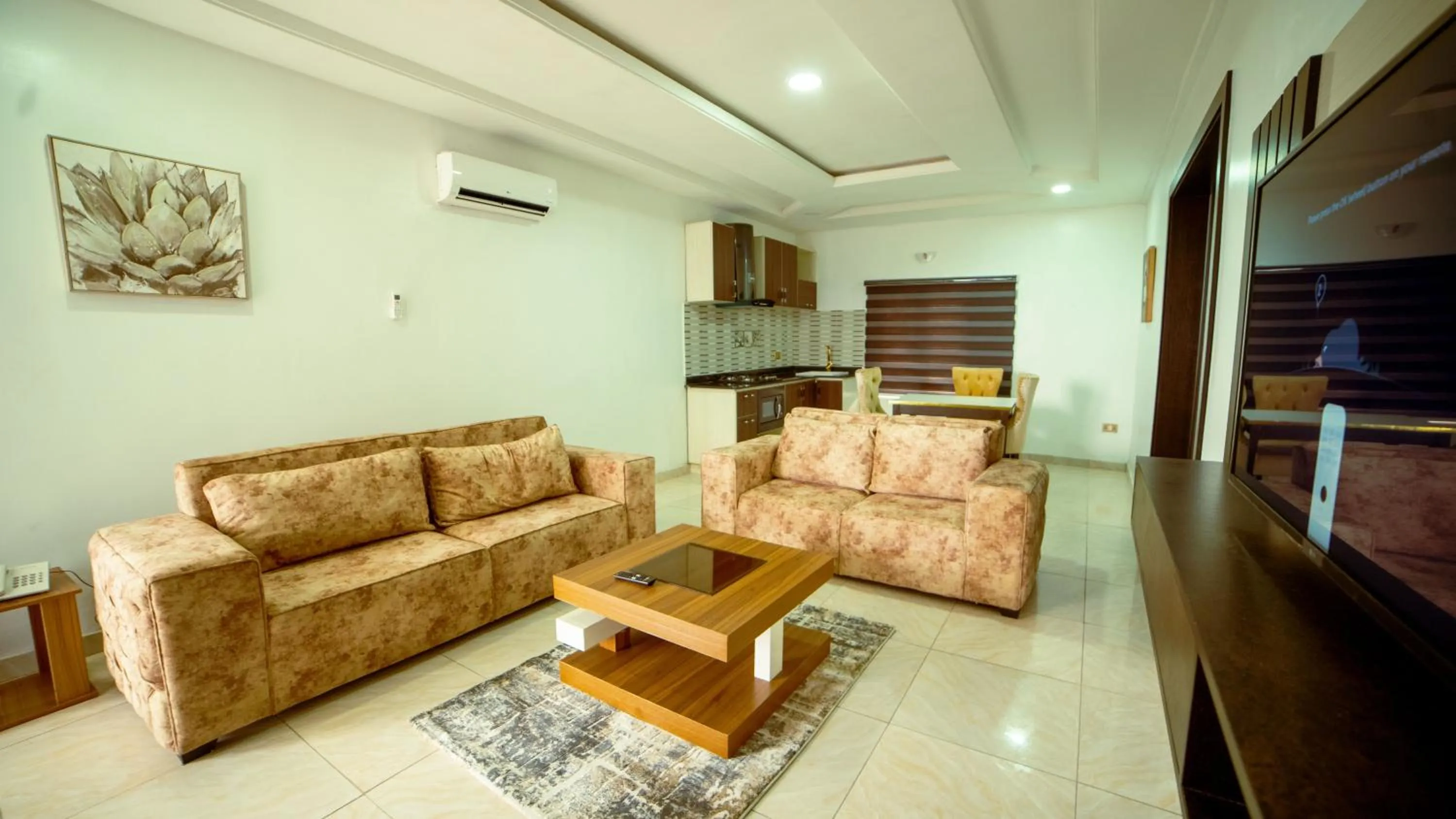 Living room in 247 Luxury Hotel & Apartment Ajah
