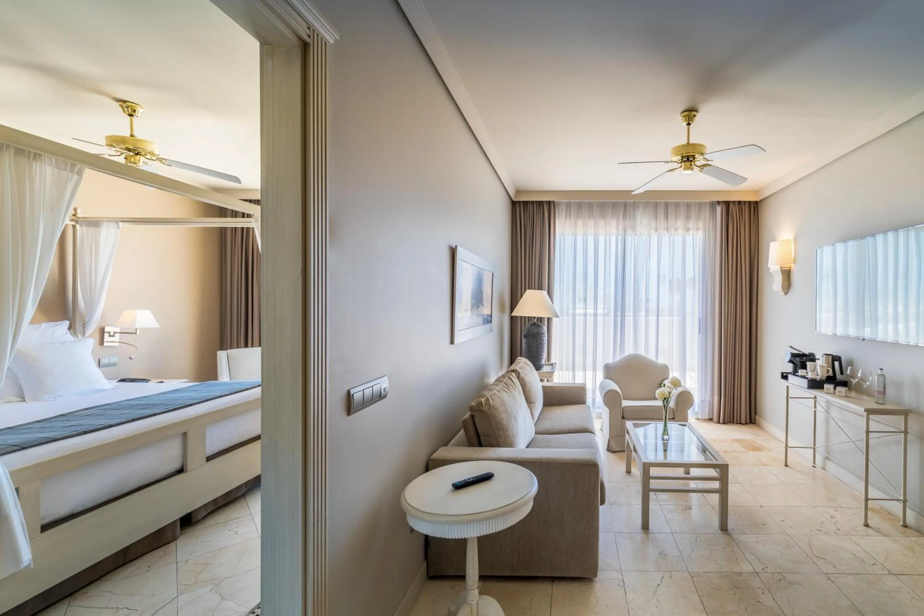 Living room, Bed in Barceló Marbella