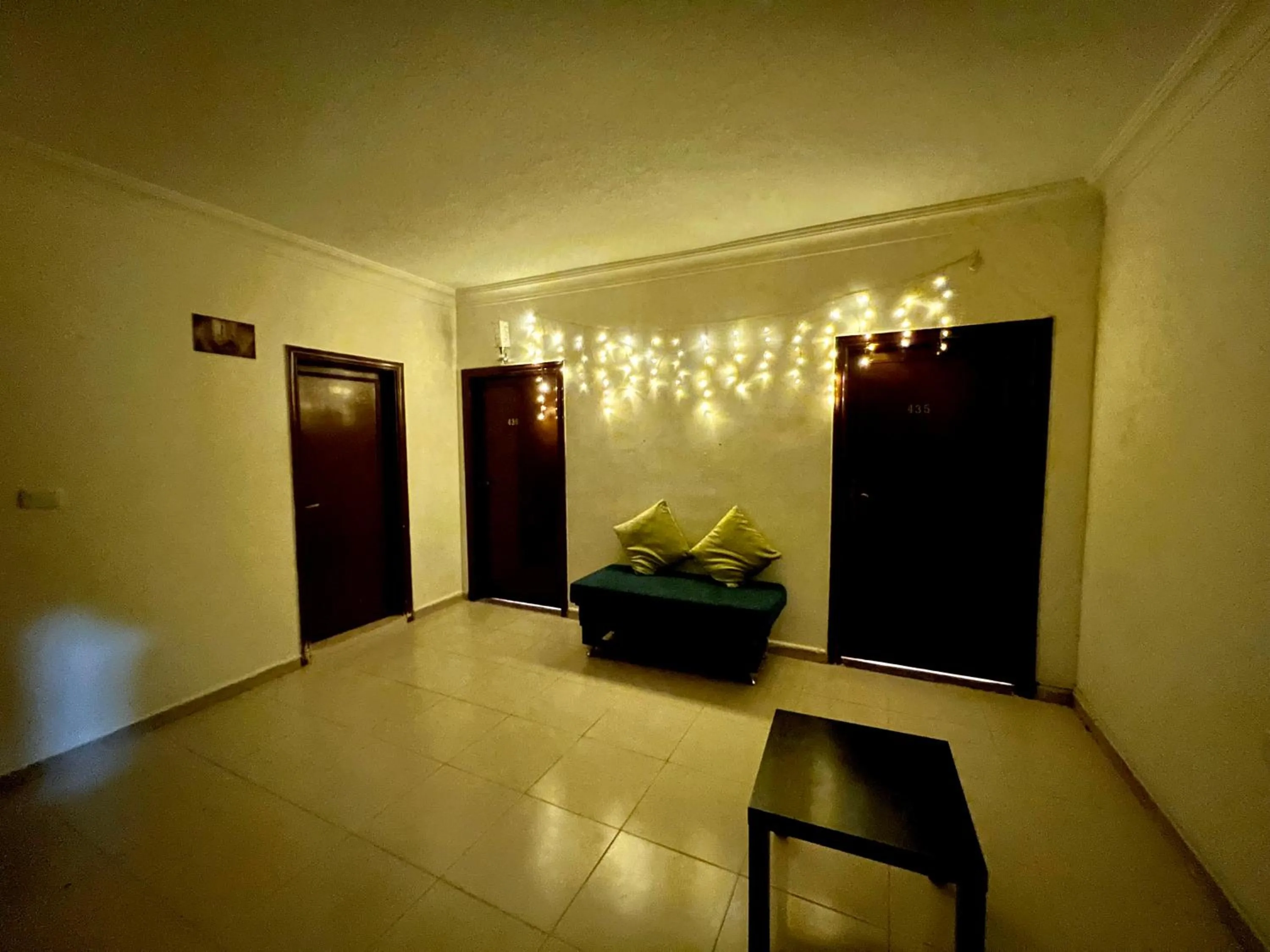 Seating area in Raqeem Hotel