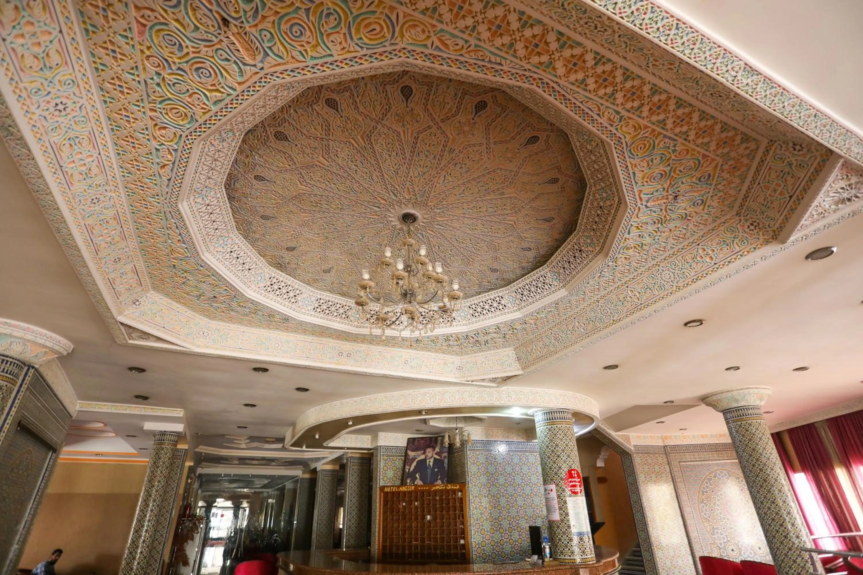 Decorative detail in nagjir centre ville