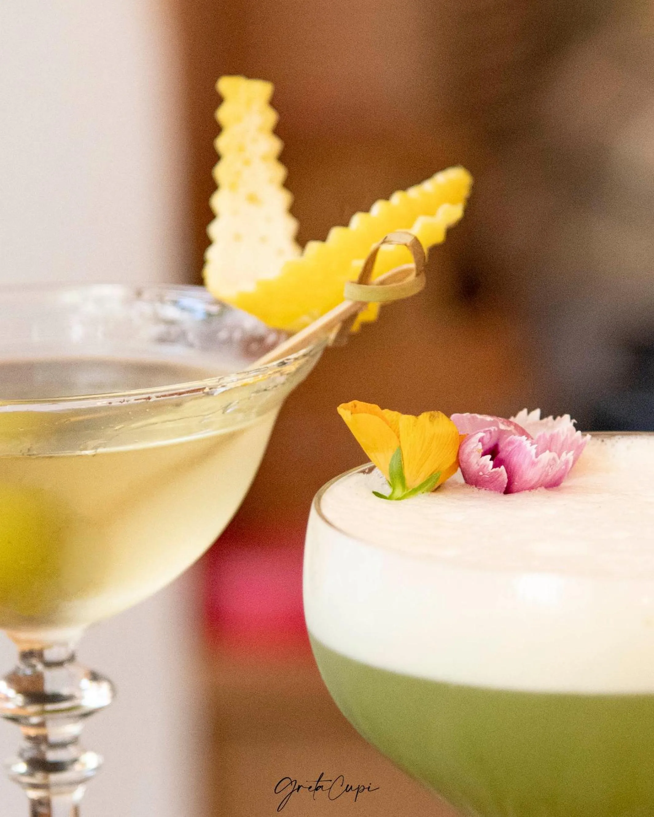 Drinks in Oak & Poppy