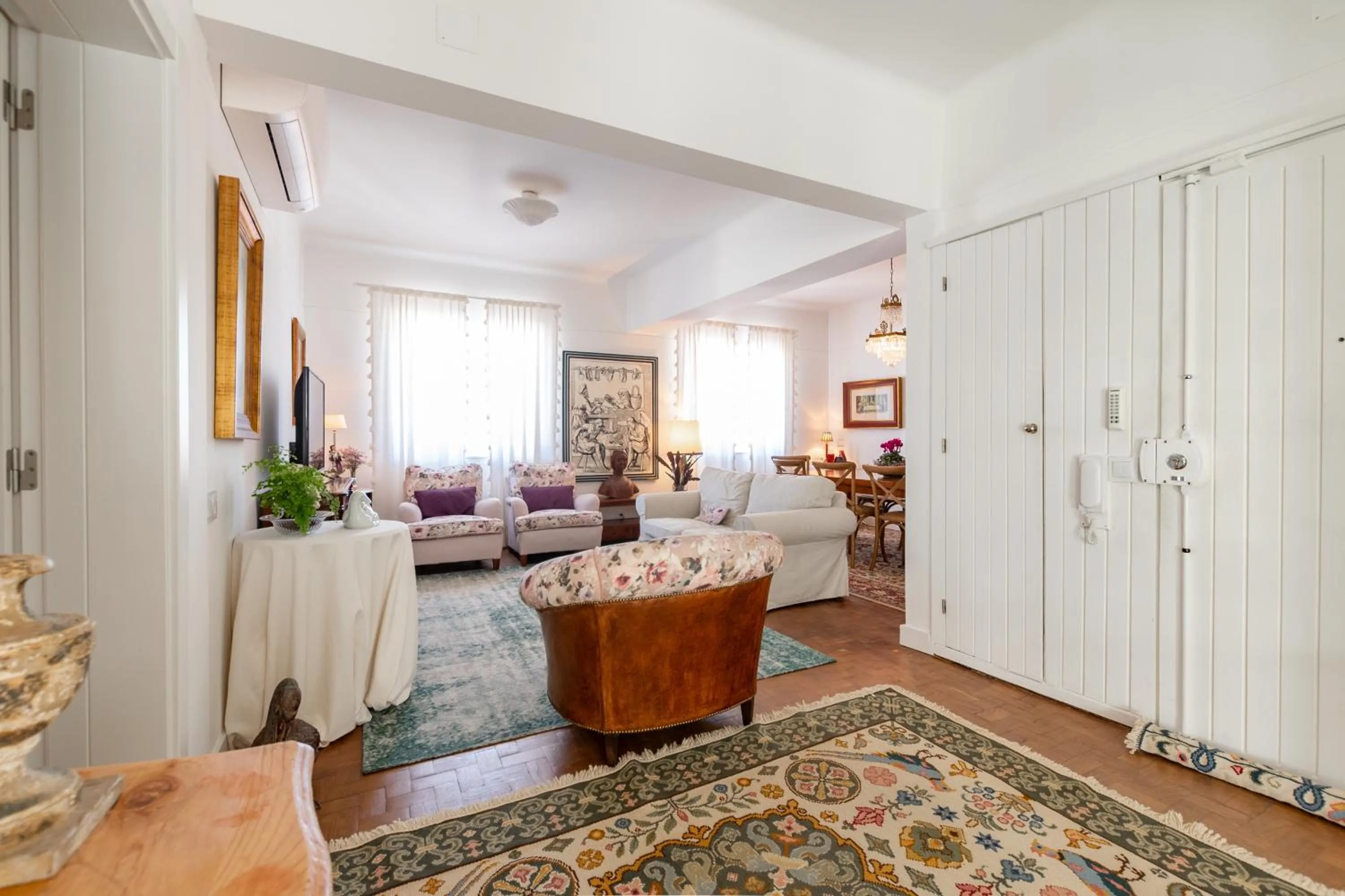 Living room, Bed in Casa da Avó Bia