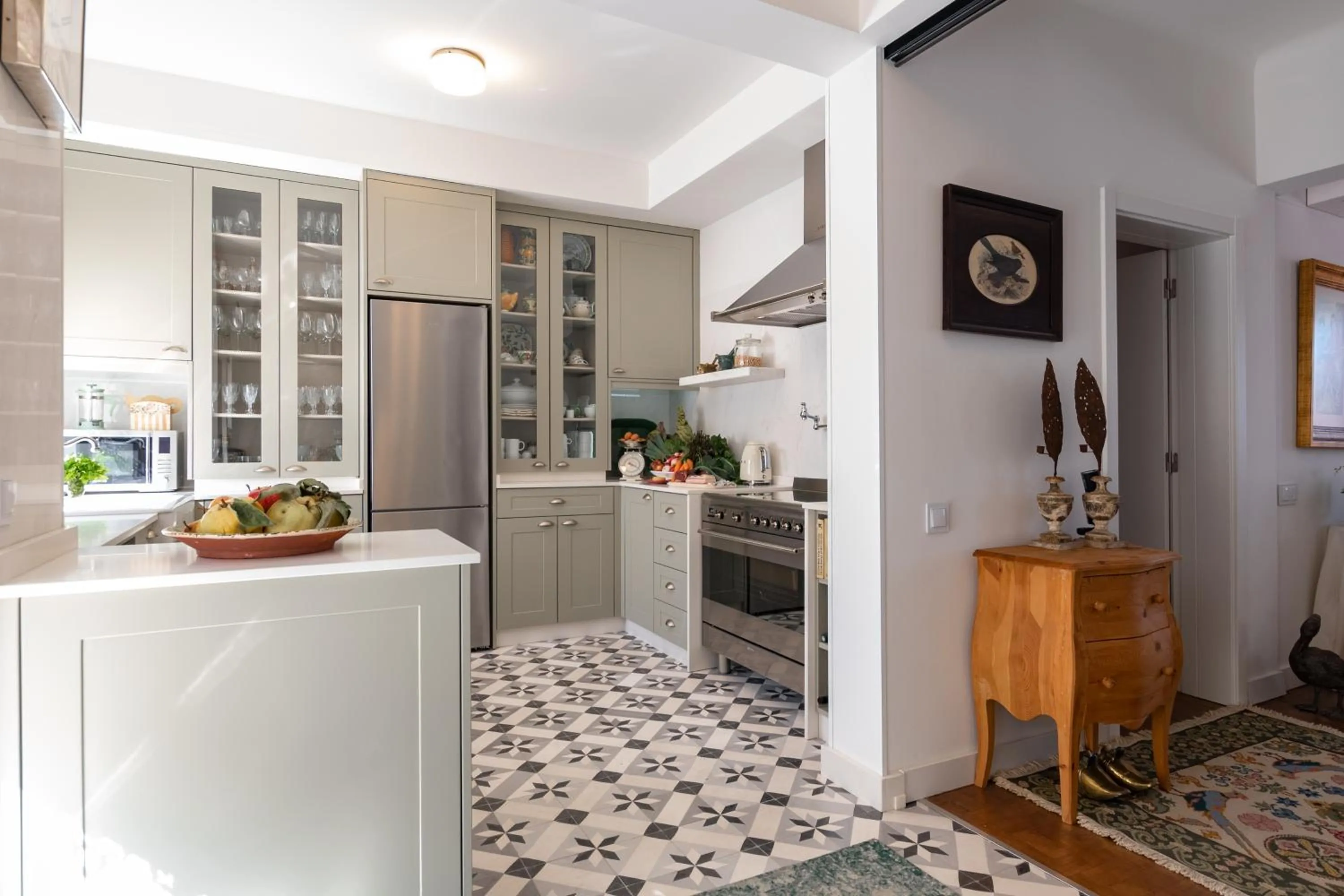 Kitchen or kitchenette in Casa da Avó Bia