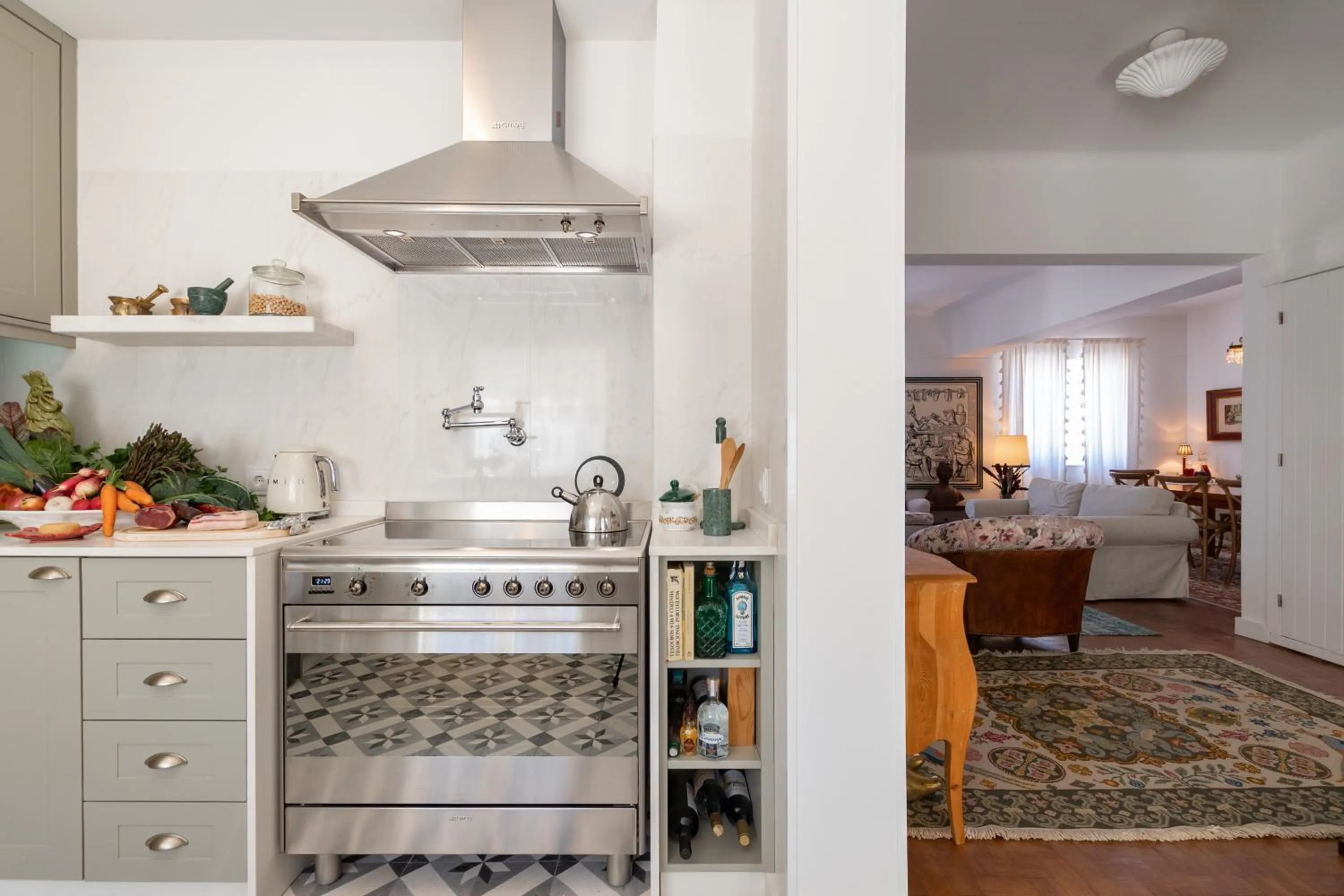 Kitchen or kitchenette in Casa da Avó Bia