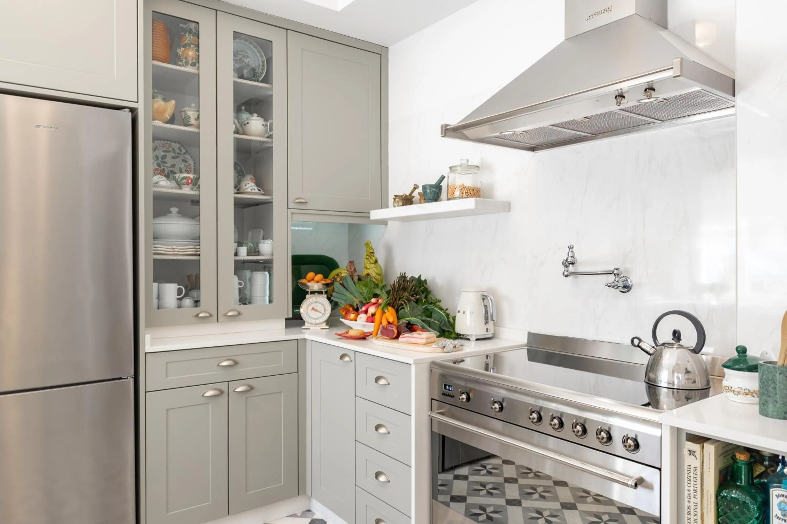Kitchen or kitchenette in Casa da Avó Bia