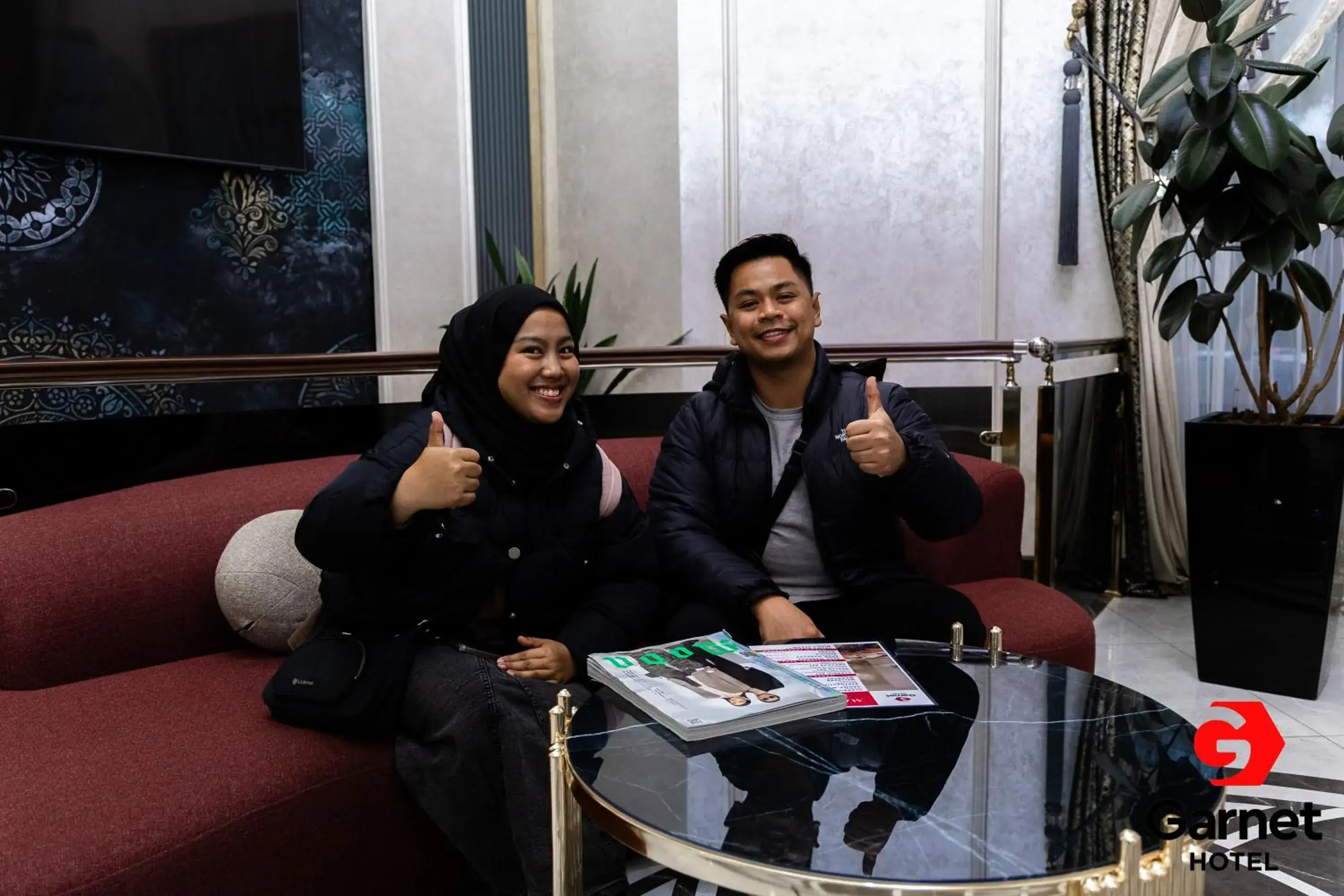 Lobby or reception in Garnet Hotel Tashkent Lobby or reception in Garnet Hotel Tashkent