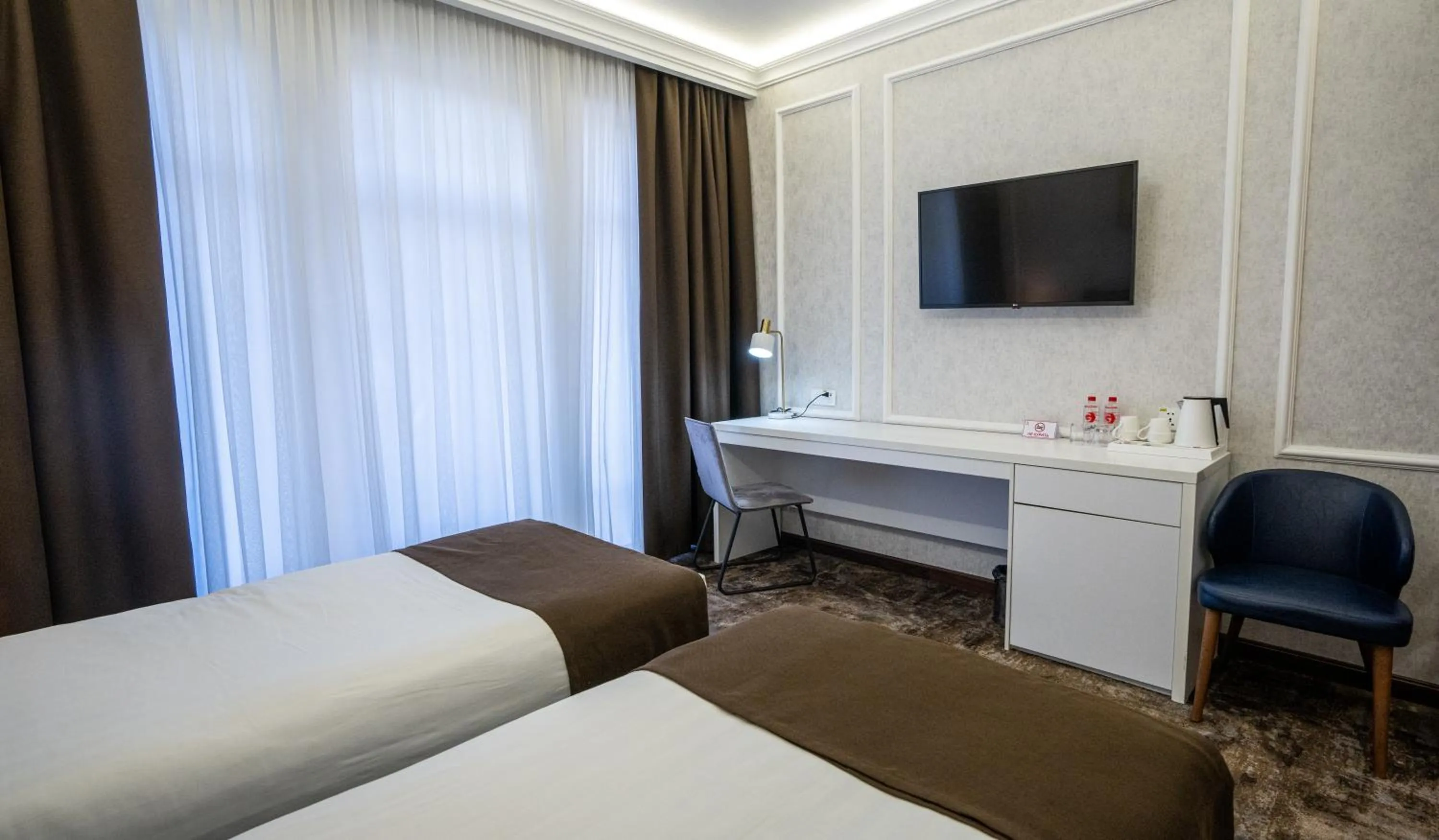 Bed in Garnet Hotel Tashkent