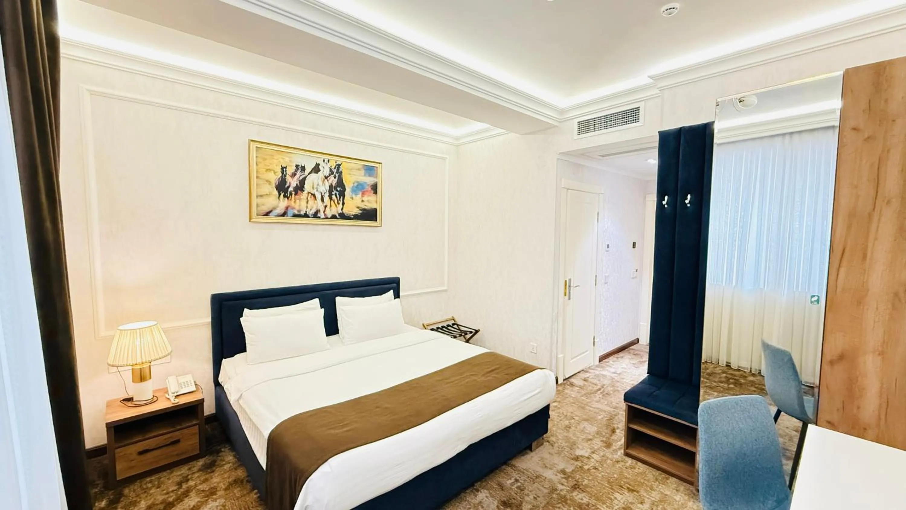 Bed in Garnet Hotel Tashkent