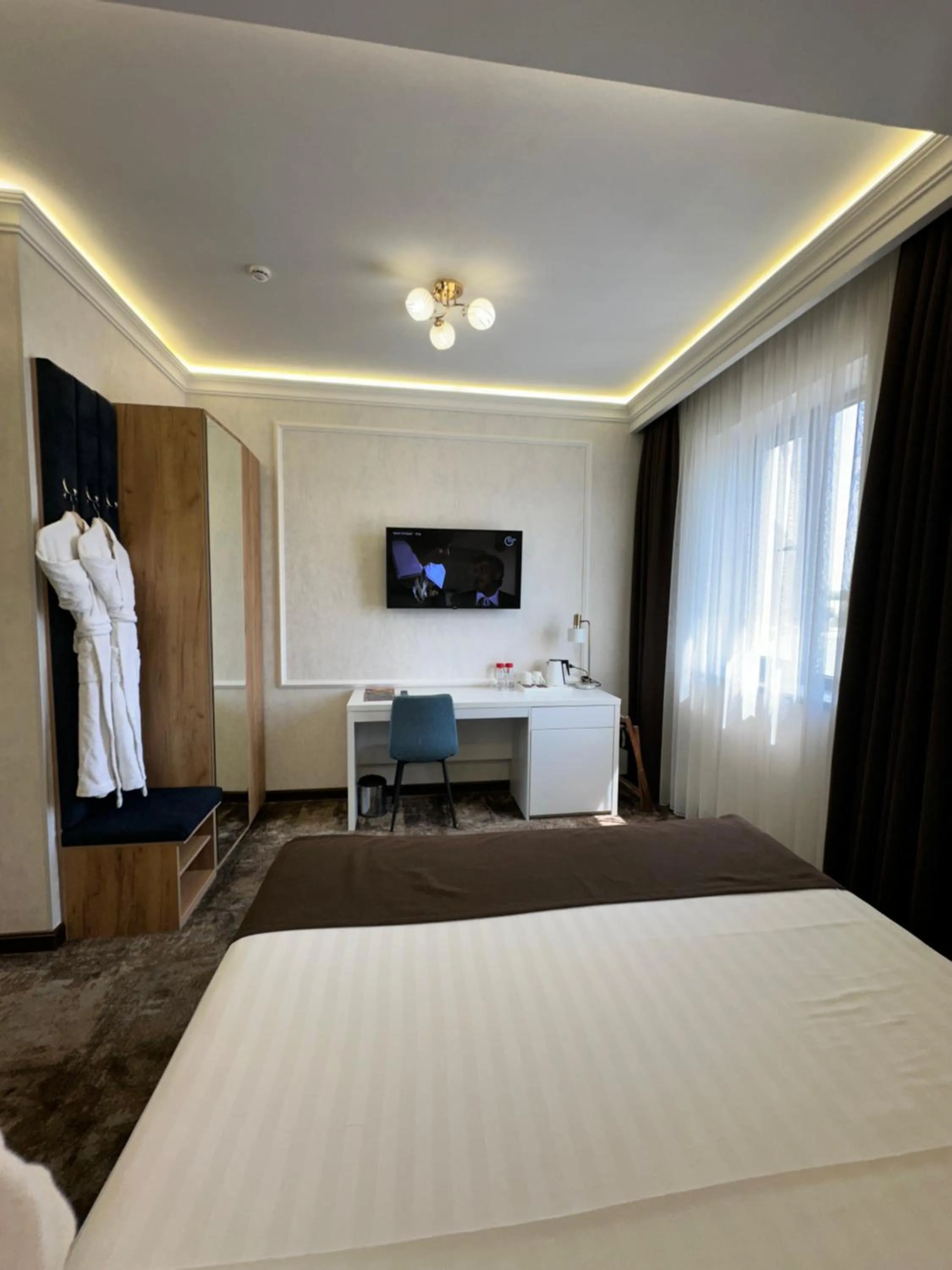 Bed in Garnet Hotel Tashkent