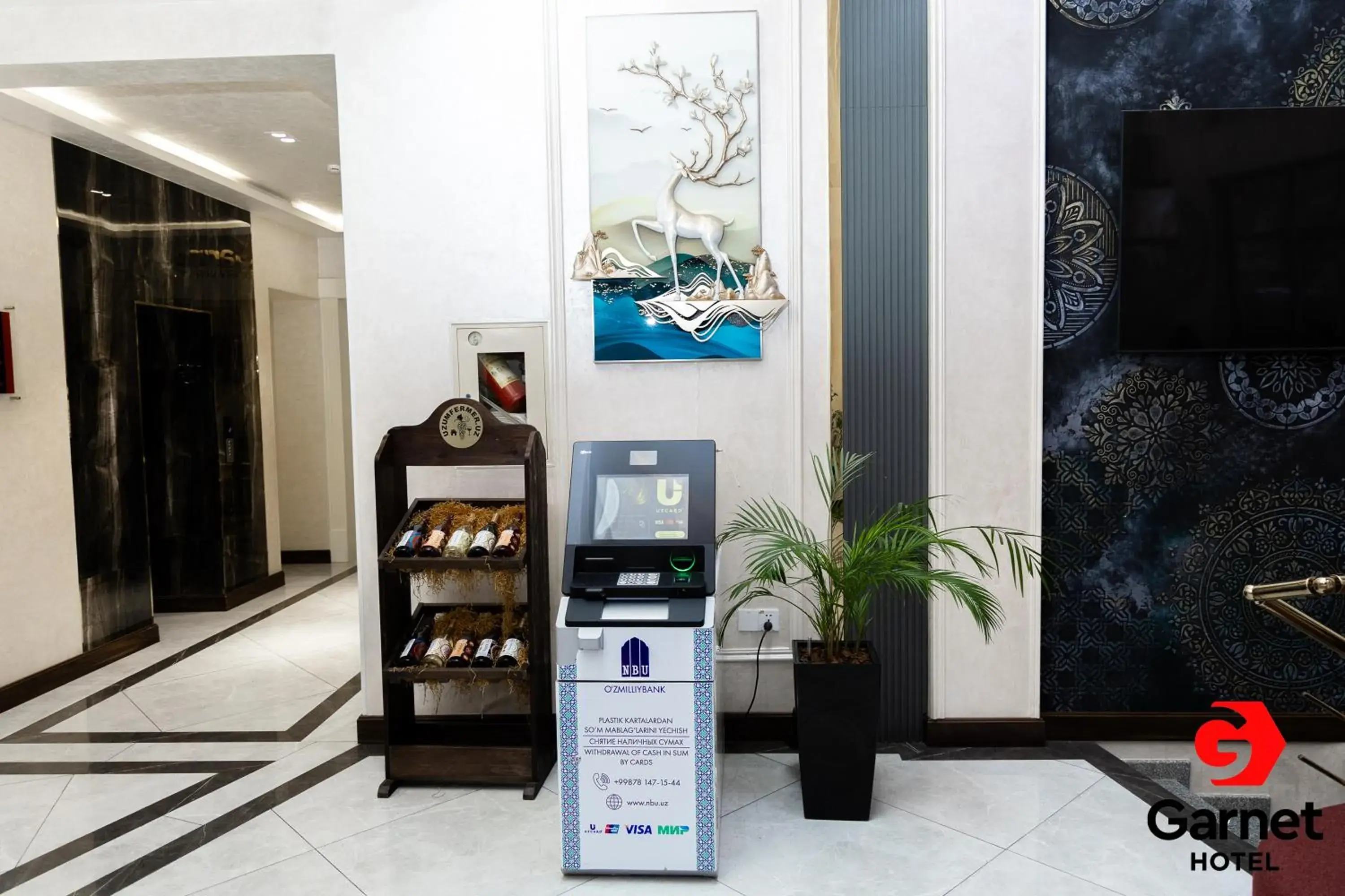 ATM in Garnet Hotel Tashkent ATM in Garnet Hotel Tashkent
