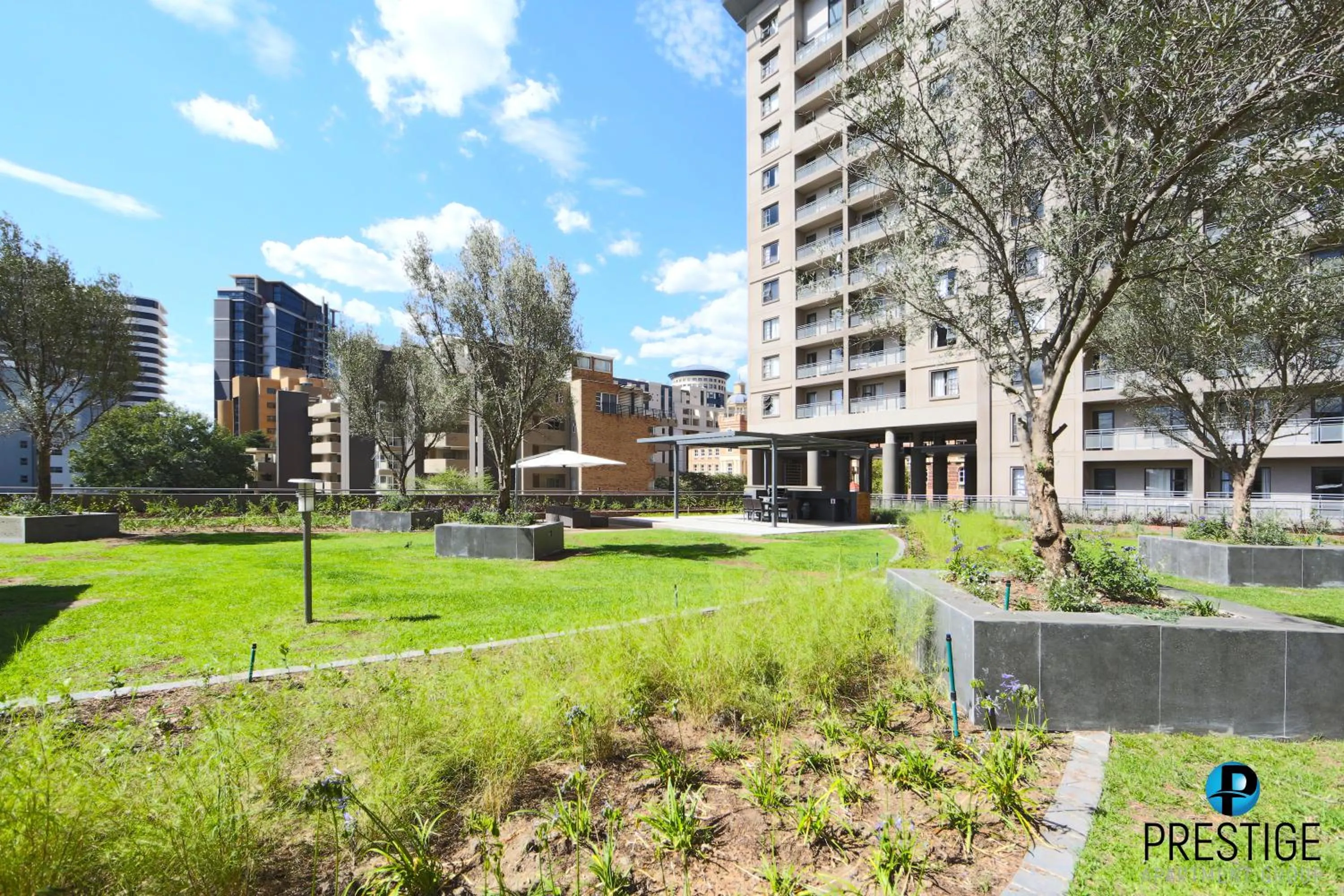 Balcony/Terrace in Prestige Apartments Sandton at Westpoint