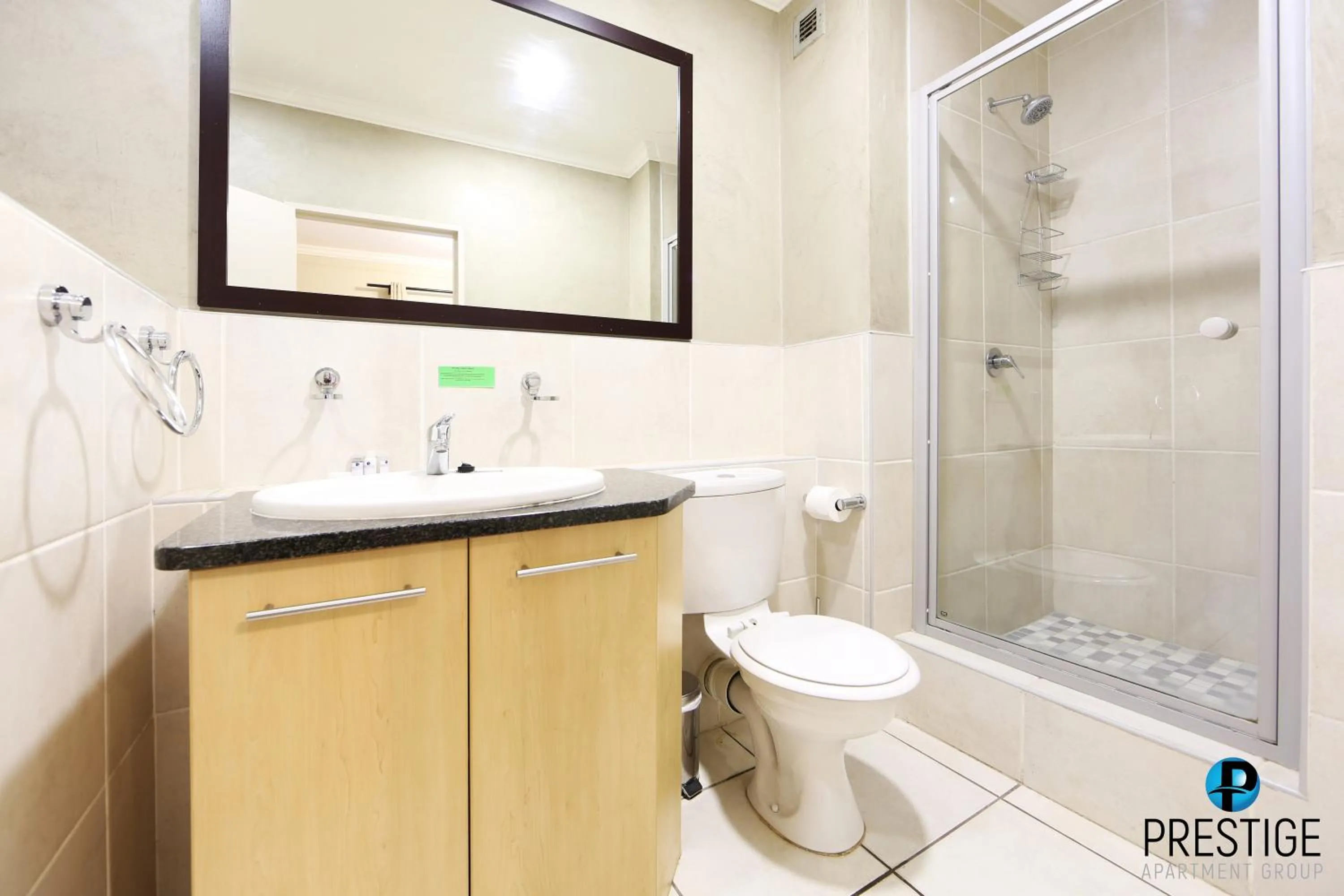 Bathroom in Prestige Apartments Sandton at Westpoint