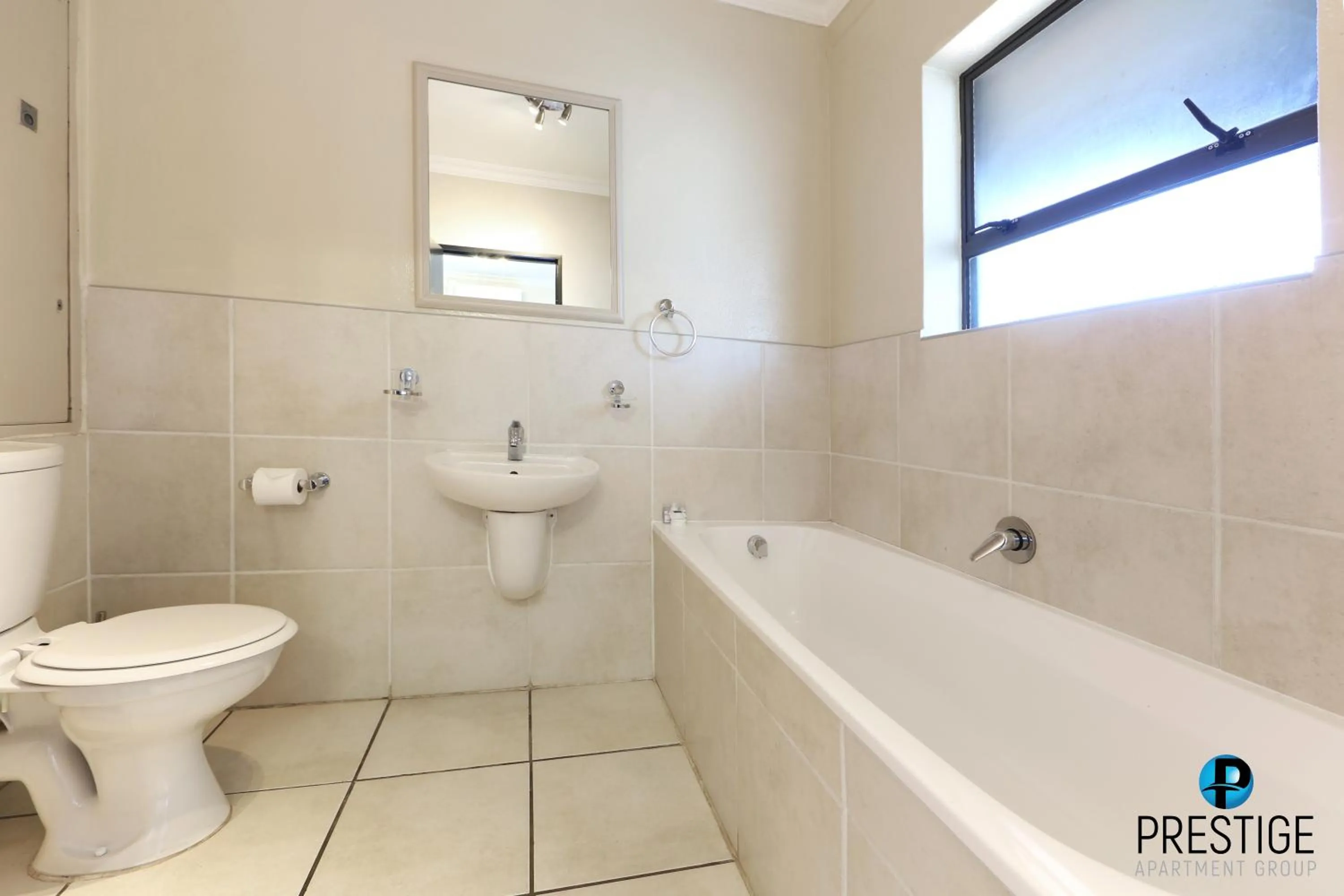 Bathroom in Prestige Apartments Sandton at Westpoint