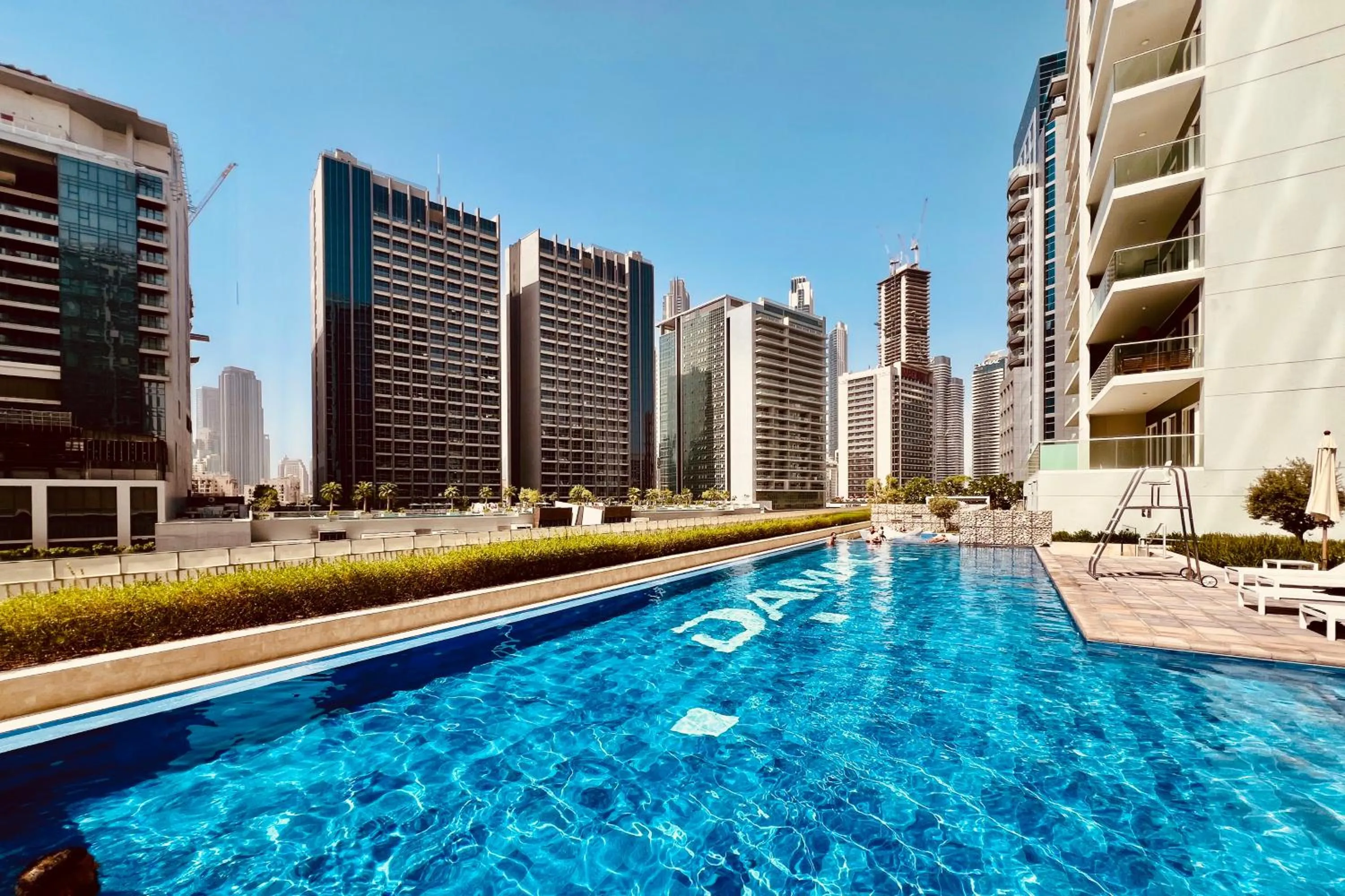 Swimming pool in Wonderful Reva Aparthotel Downtown