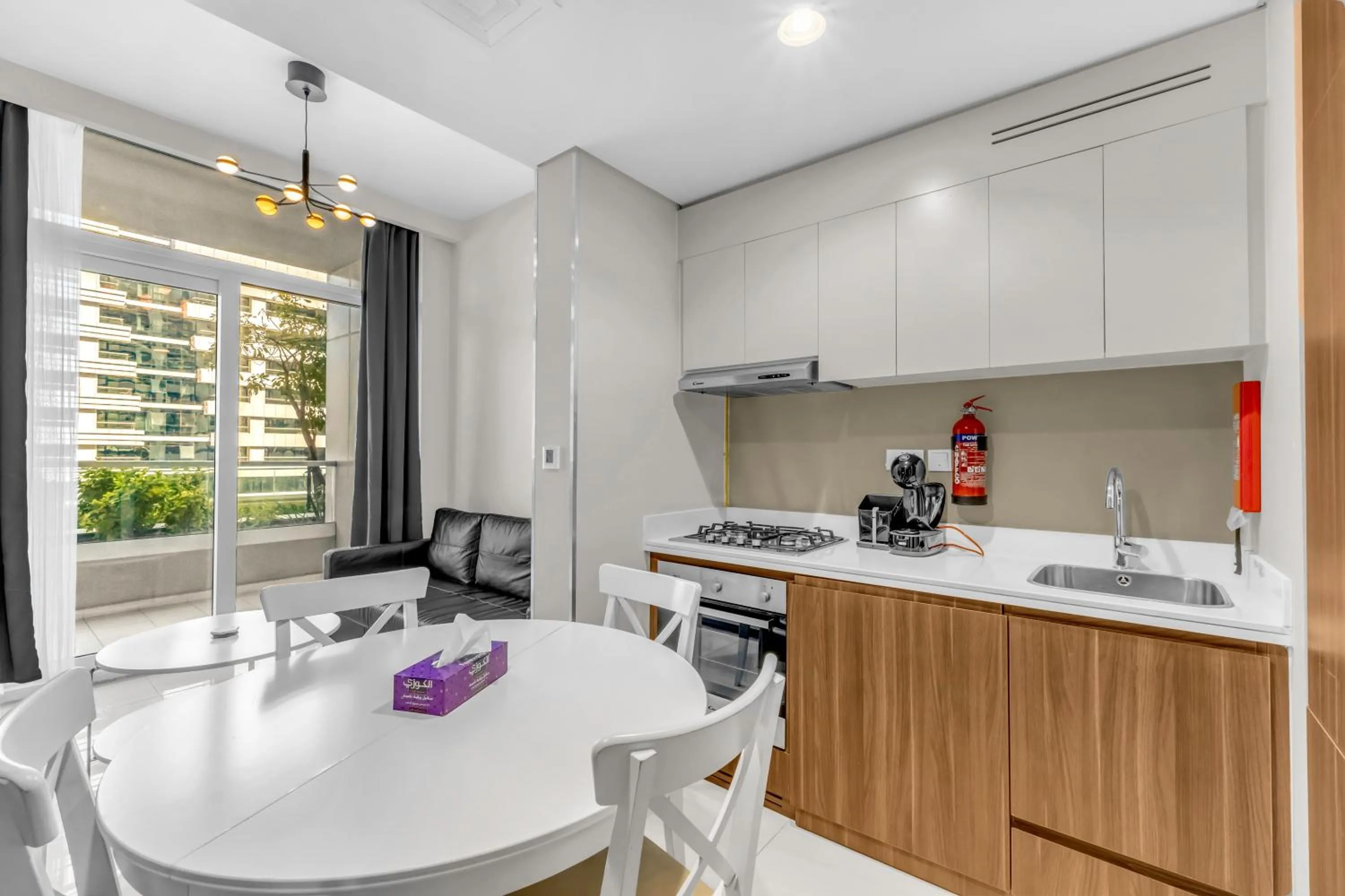 Living room in Wonderful Reva Aparthotel Downtown