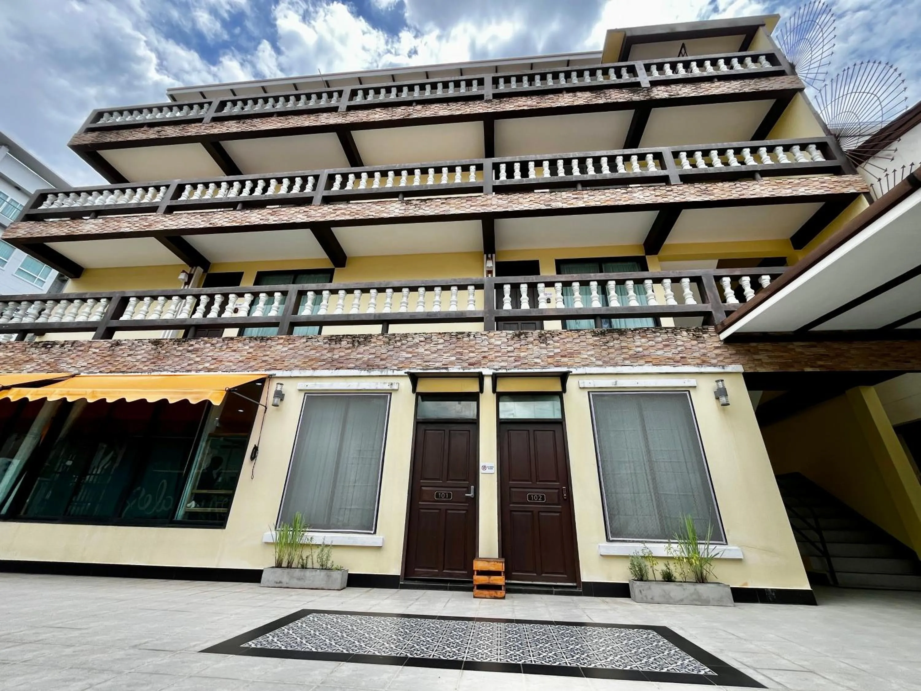 Property building in October Hostel ChiangMai