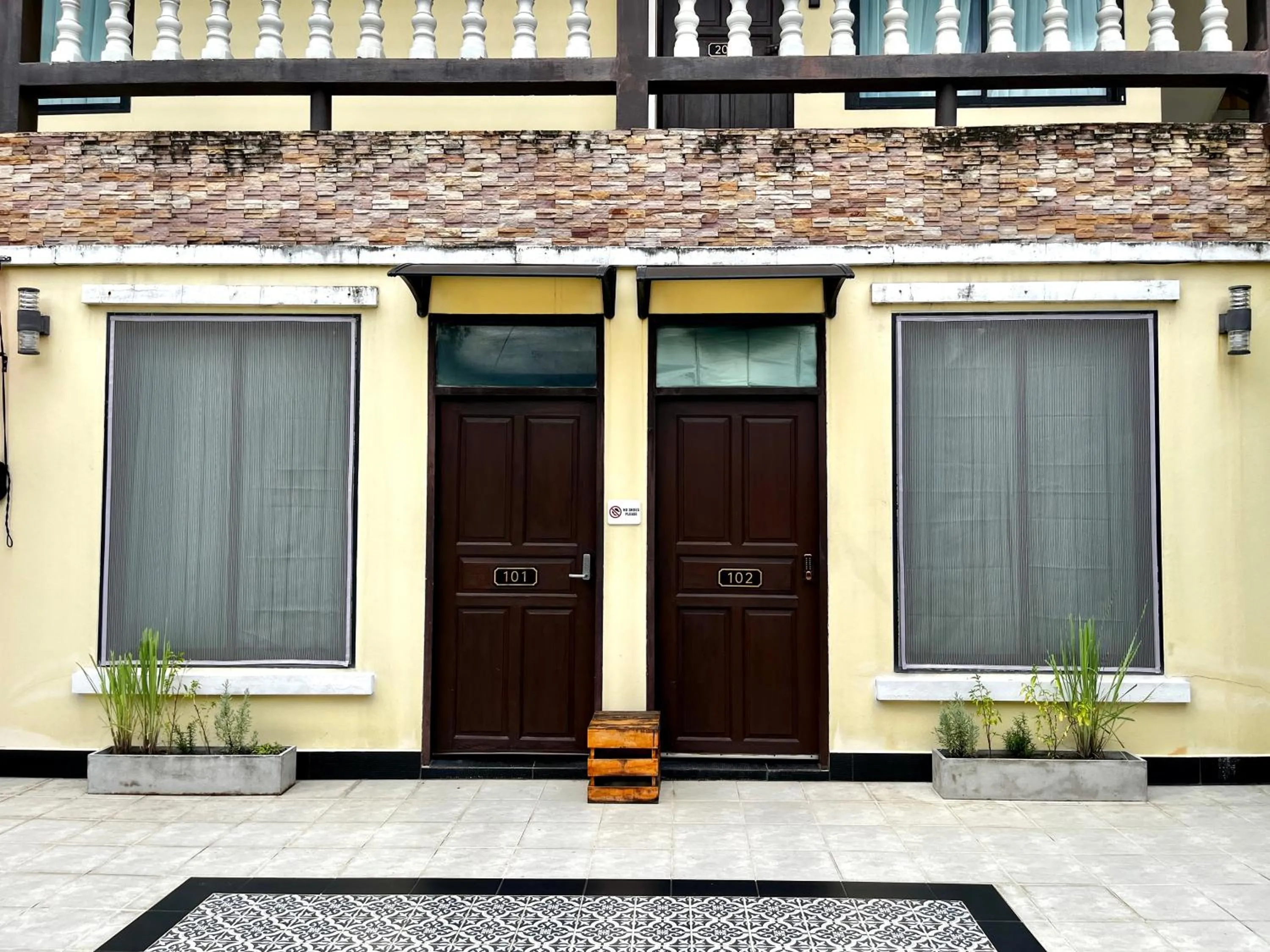 Property building in October Hostel ChiangMai