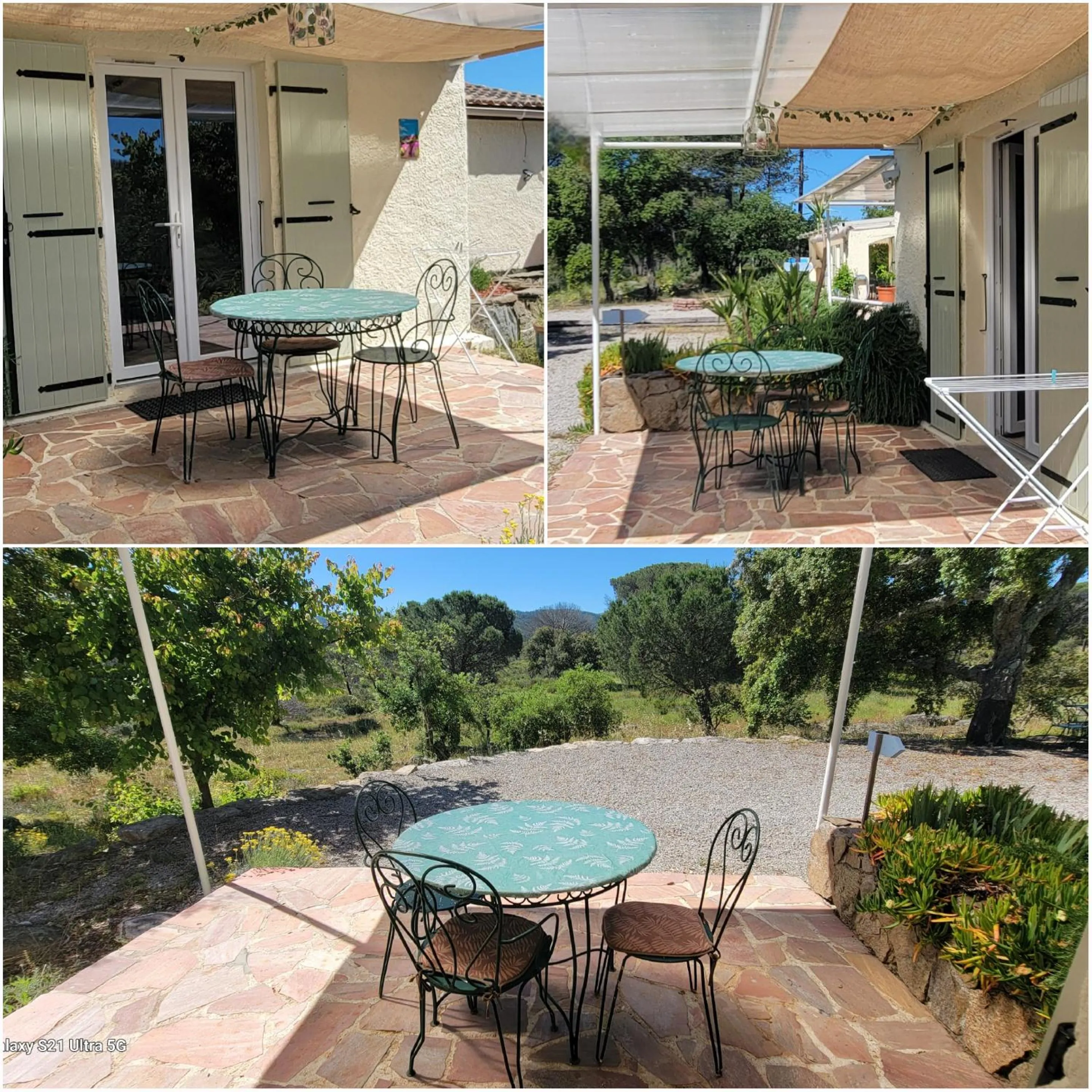 Patio in Le Mas du Rouquan