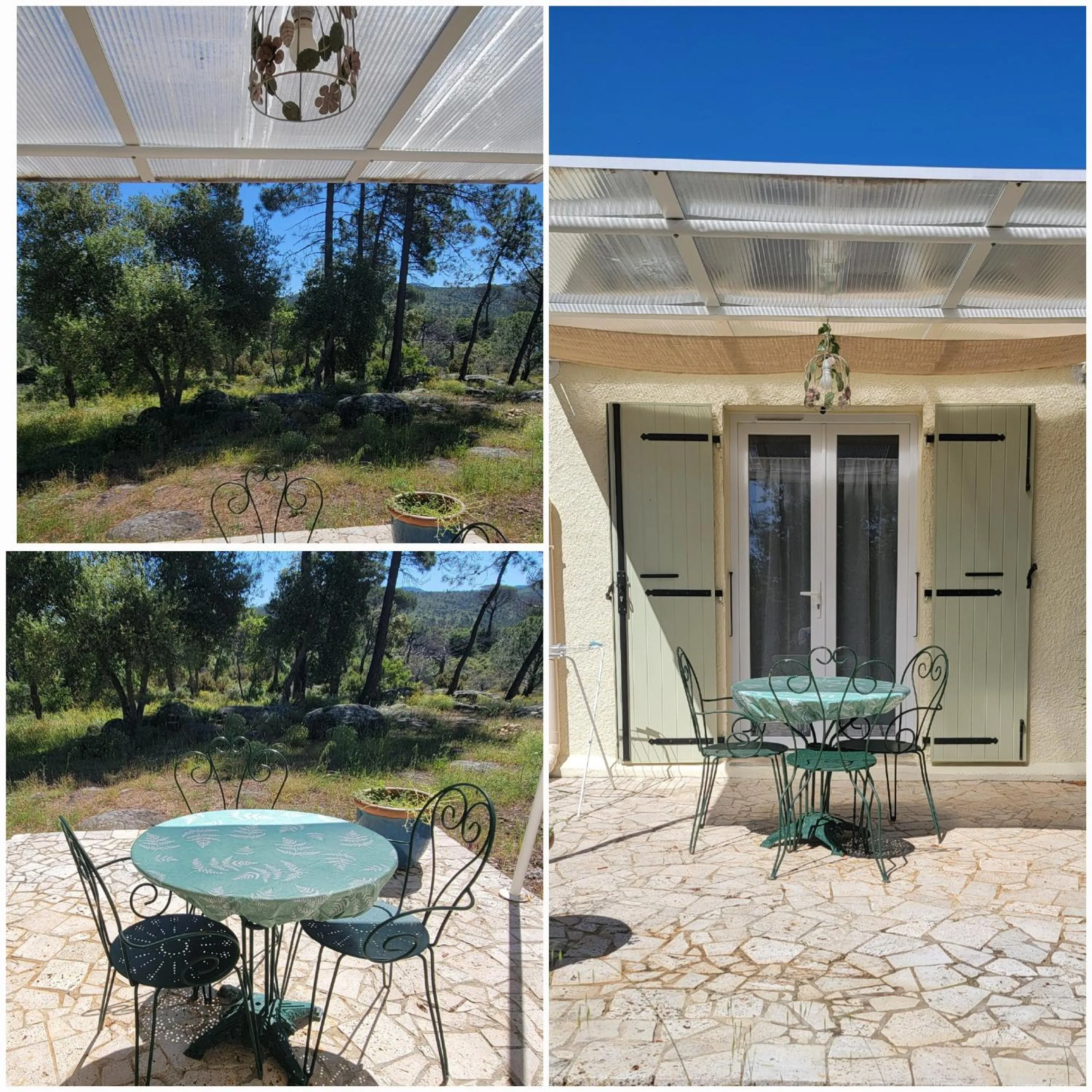 Patio in Le Mas du Rouquan