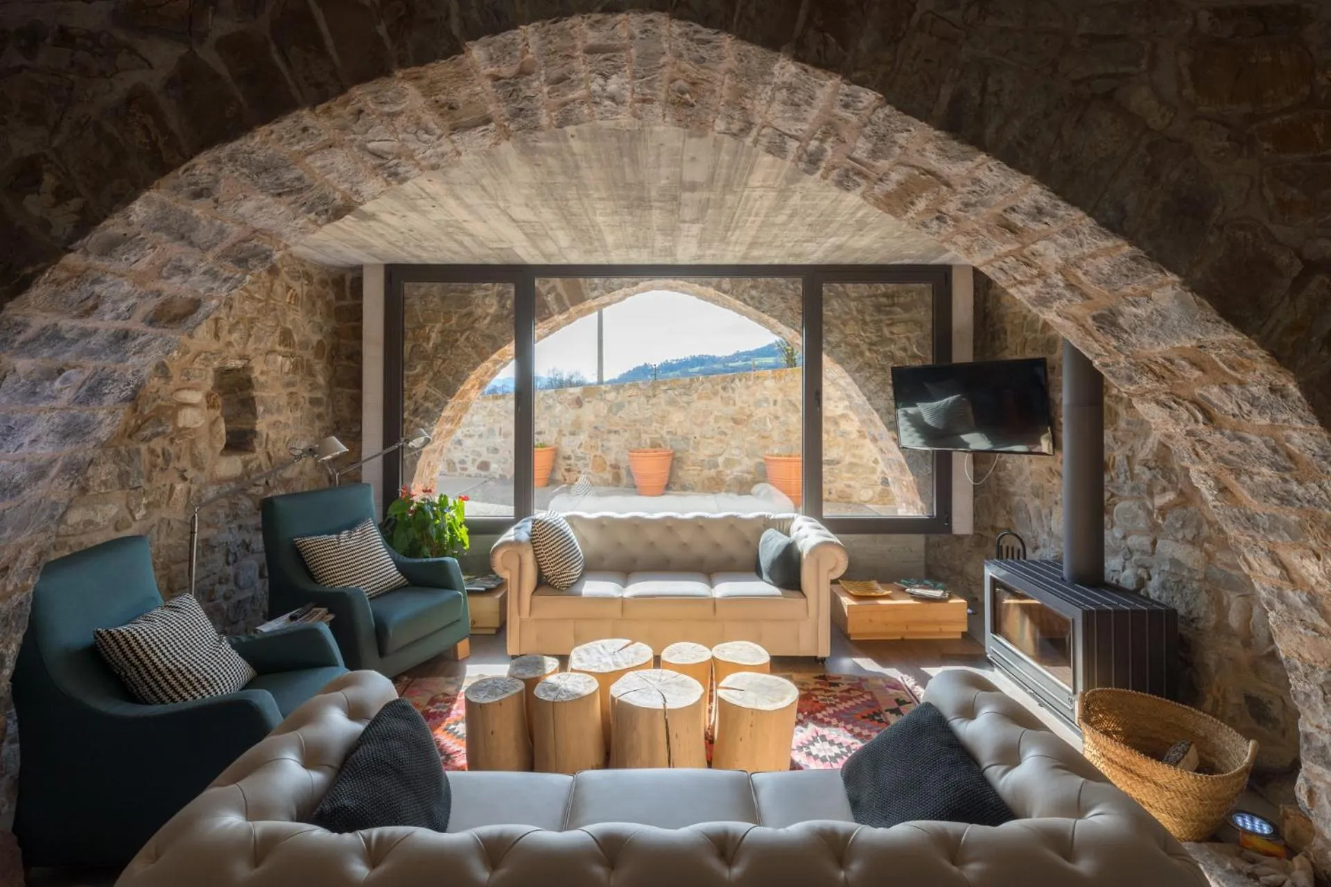 Living room in Les Planes del Grau