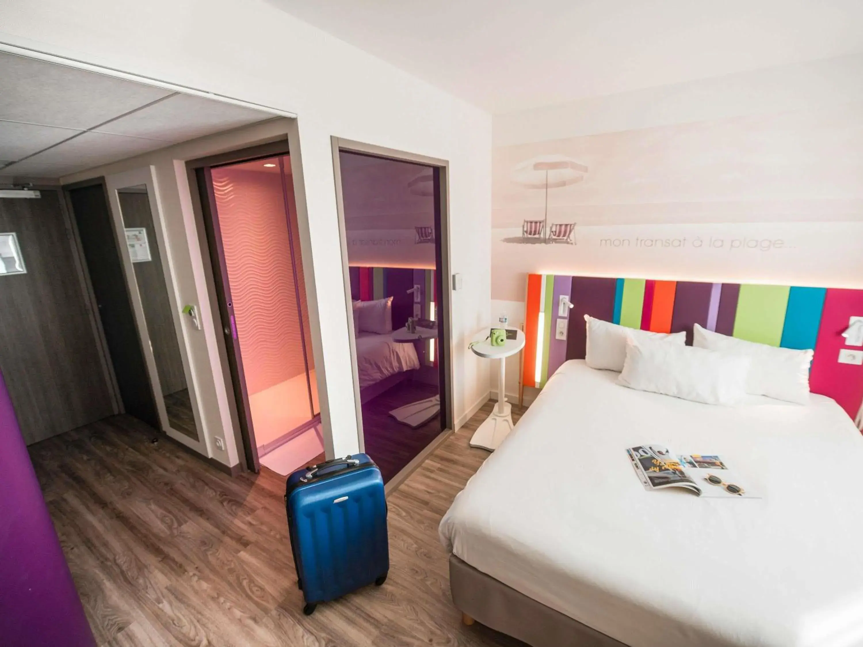 Bedroom, Bed in ibis Styles Les Sables Olonne Bedroom, Bed in ibis Styles Les Sables Olonne