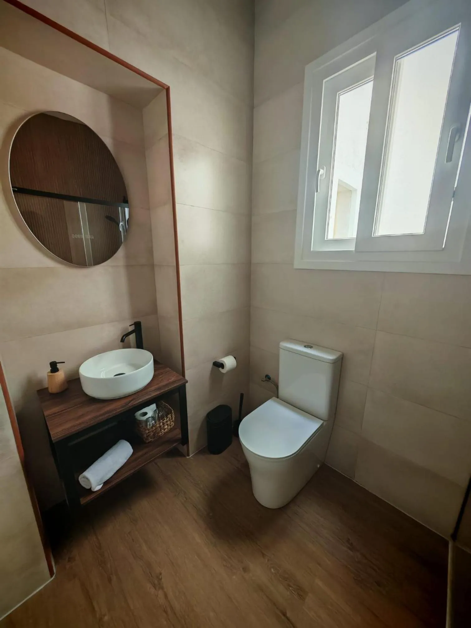 Bathroom in La Banda Suites