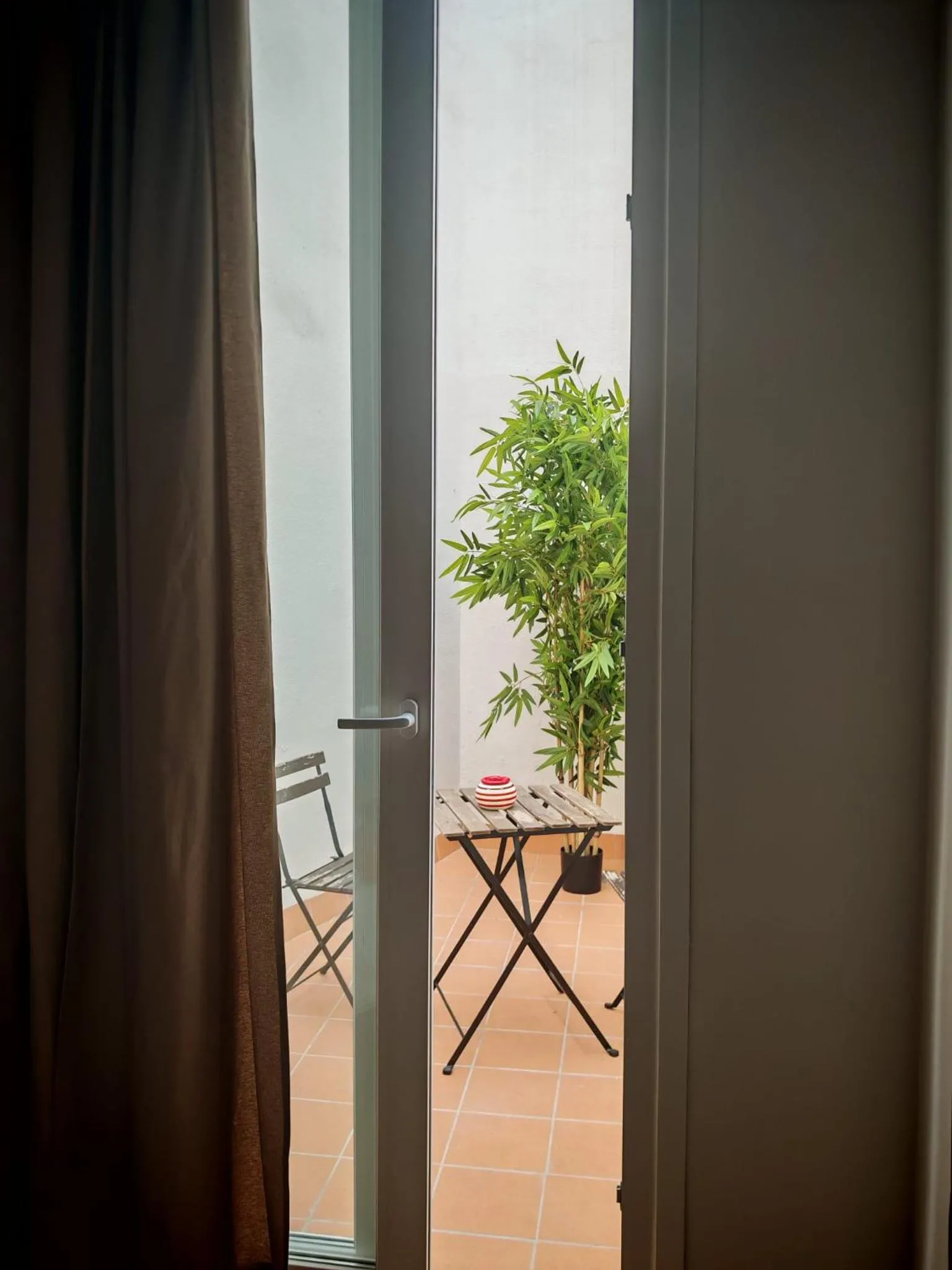 Patio in La Banda Suites