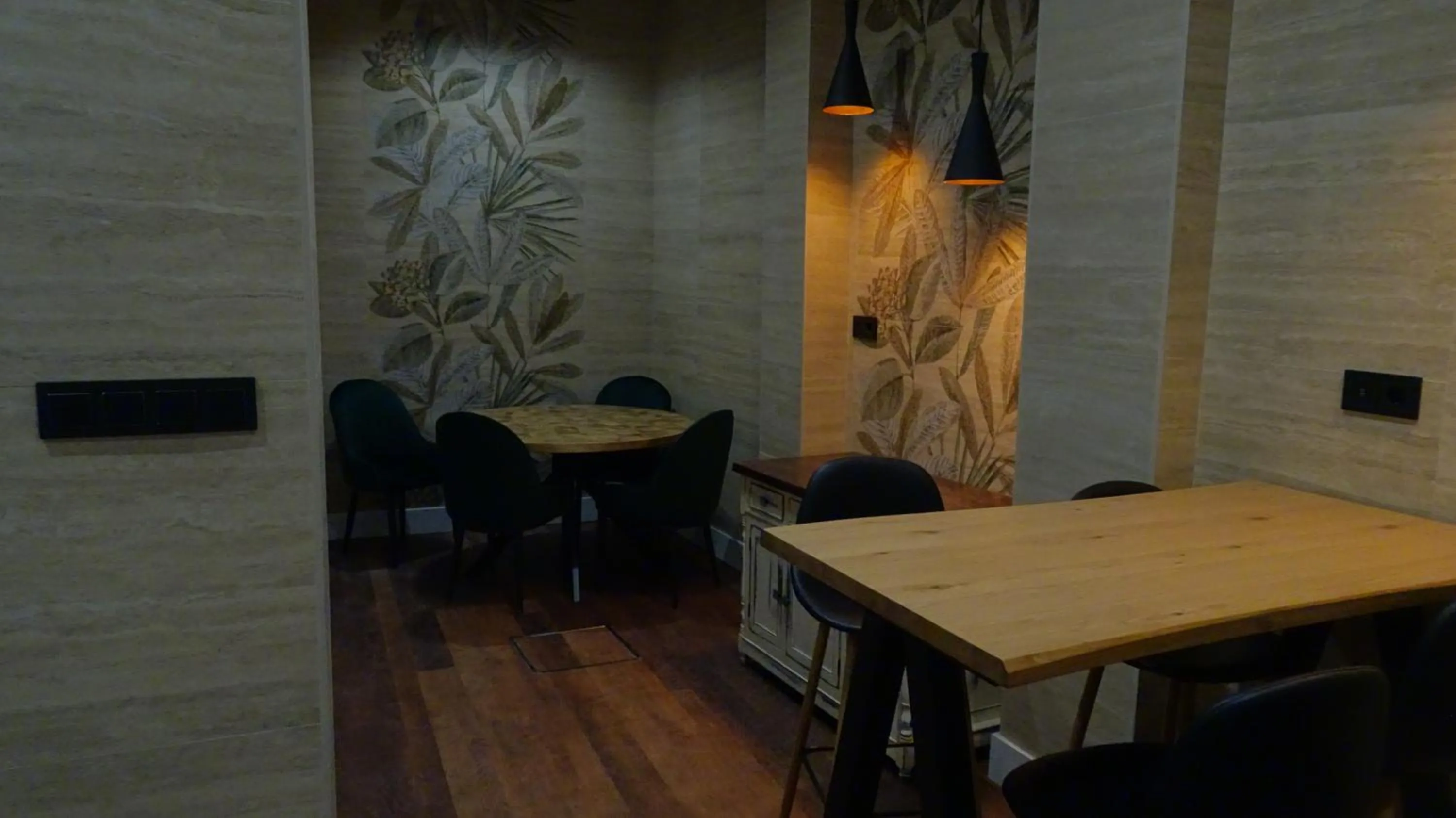 Seating area in La Banda Suites