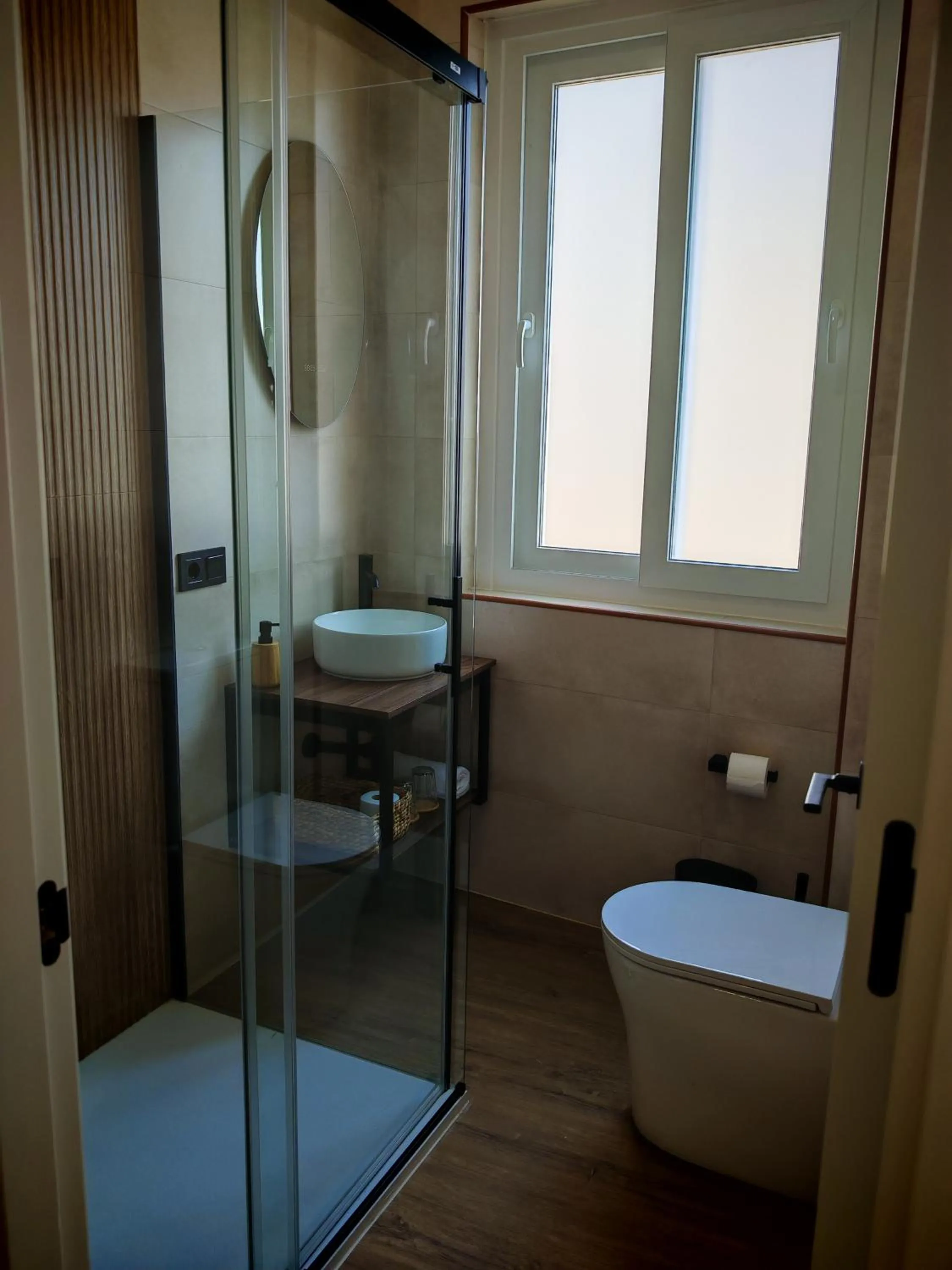 Shower in La Banda Suites