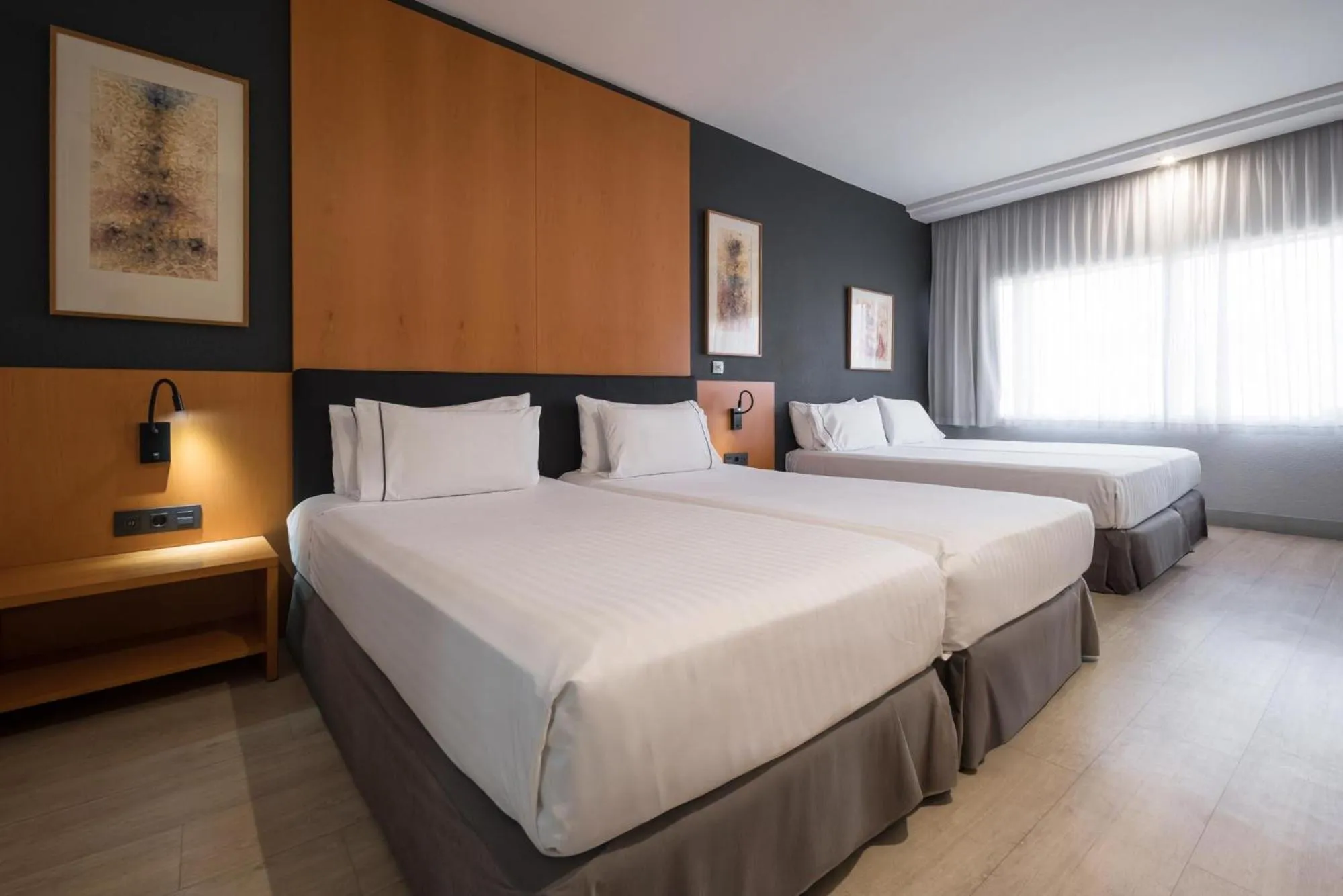 Bed in Eurostars Al-Ándalus Palace