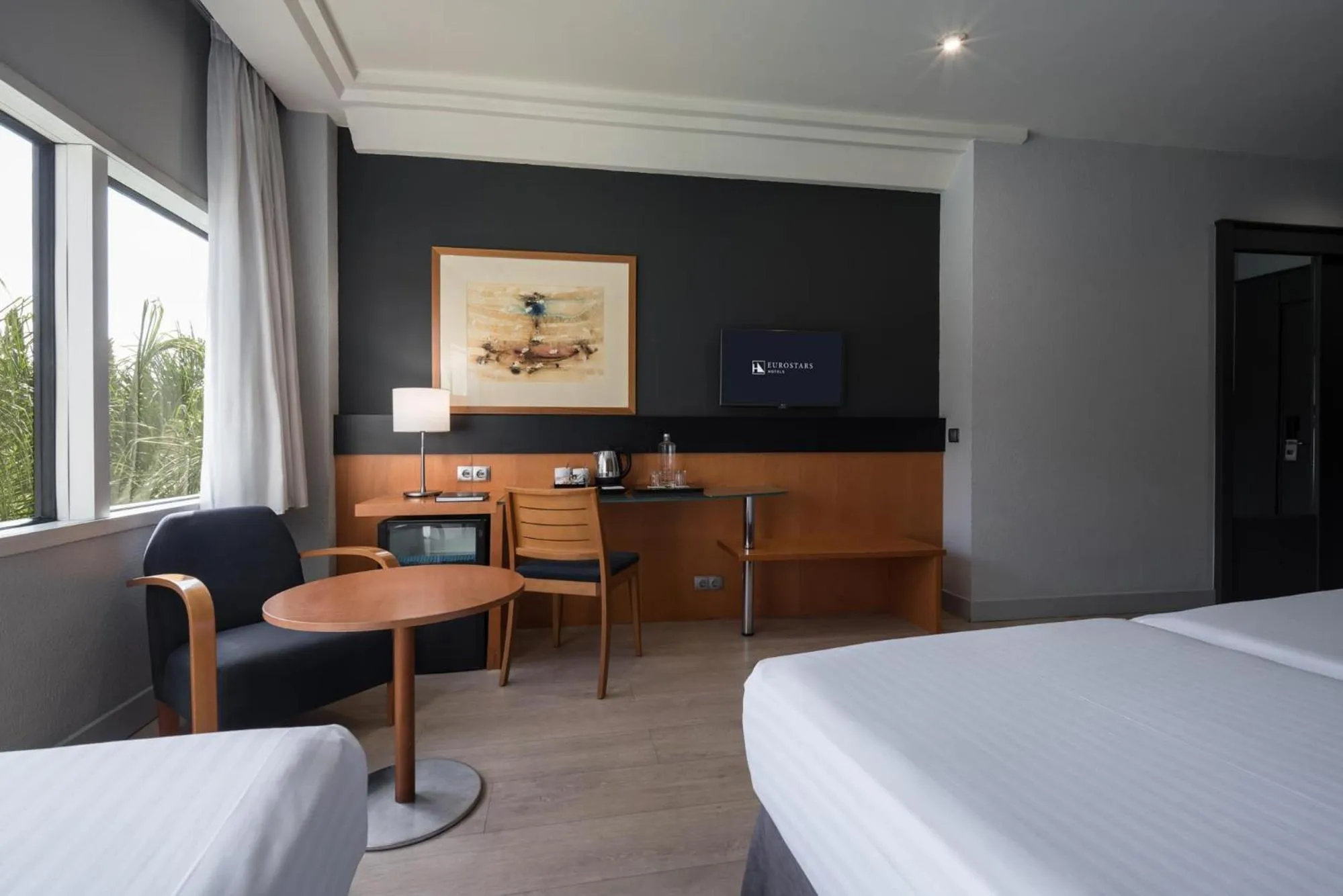 TV and multimedia, Bed in Eurostars Al-Ándalus Palace