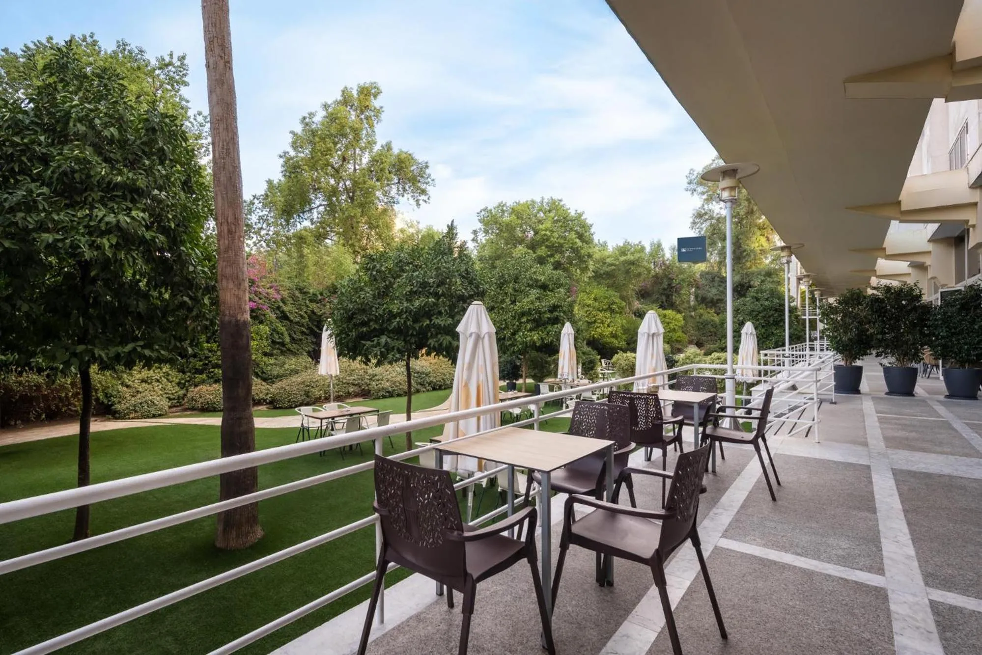 Garden in Eurostars Al-Ándalus Palace