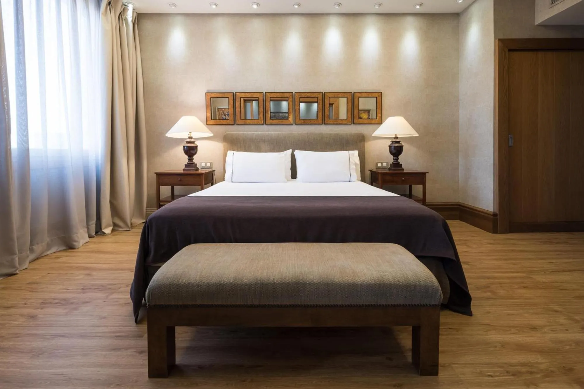 Bed in Eurostars Al-Ándalus Palace