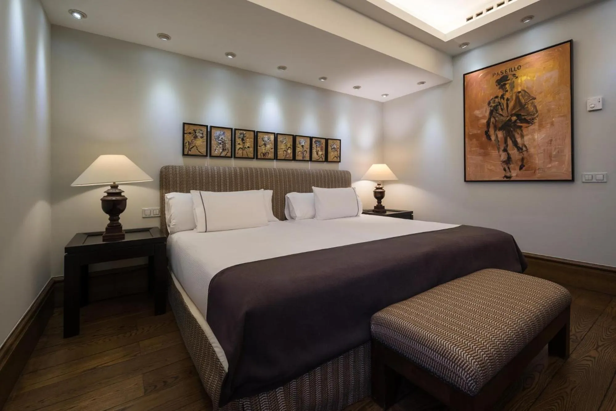 Bed in Eurostars Al-Ándalus Palace