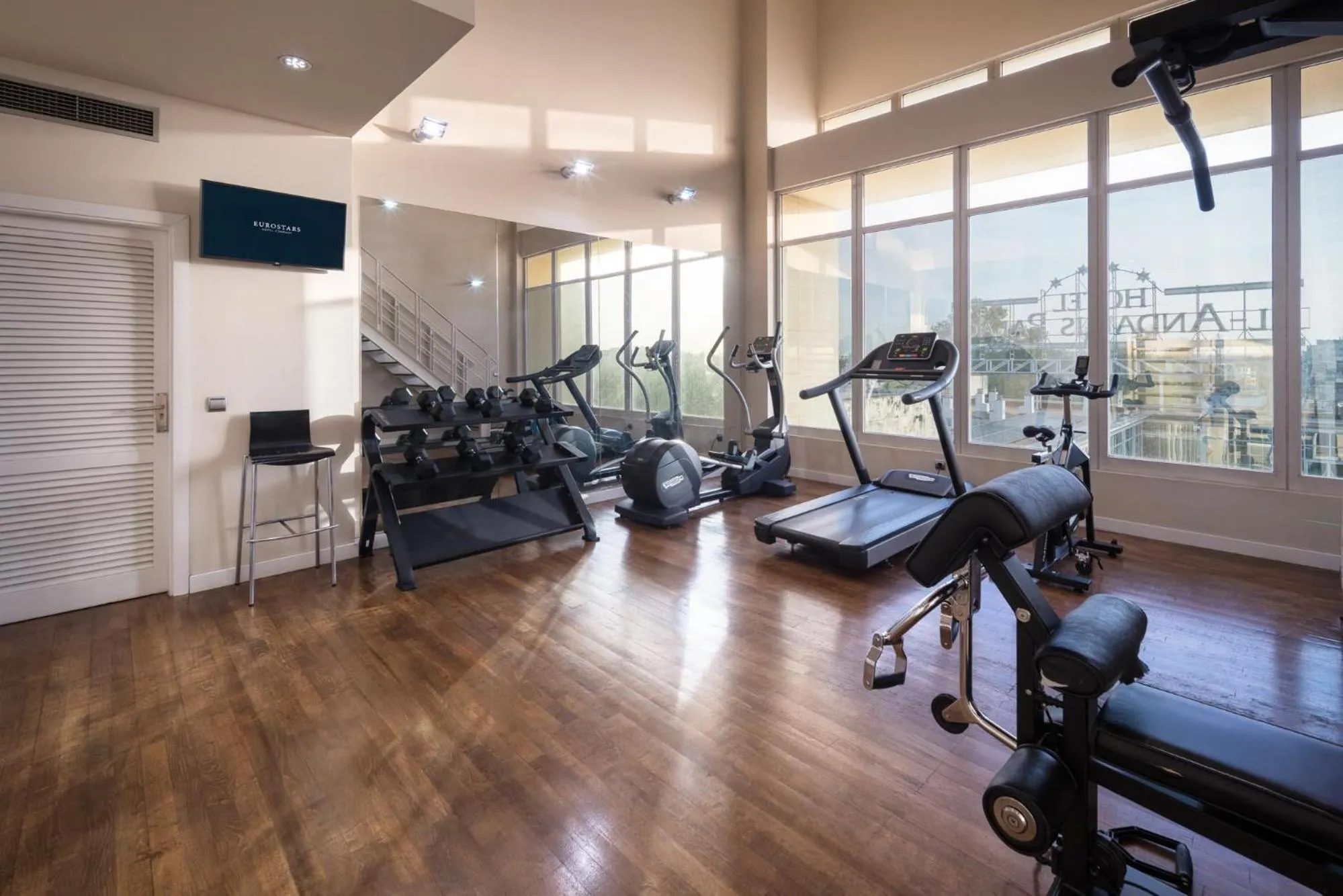 Fitness centre/facilities in Eurostars Al-Ándalus Palace