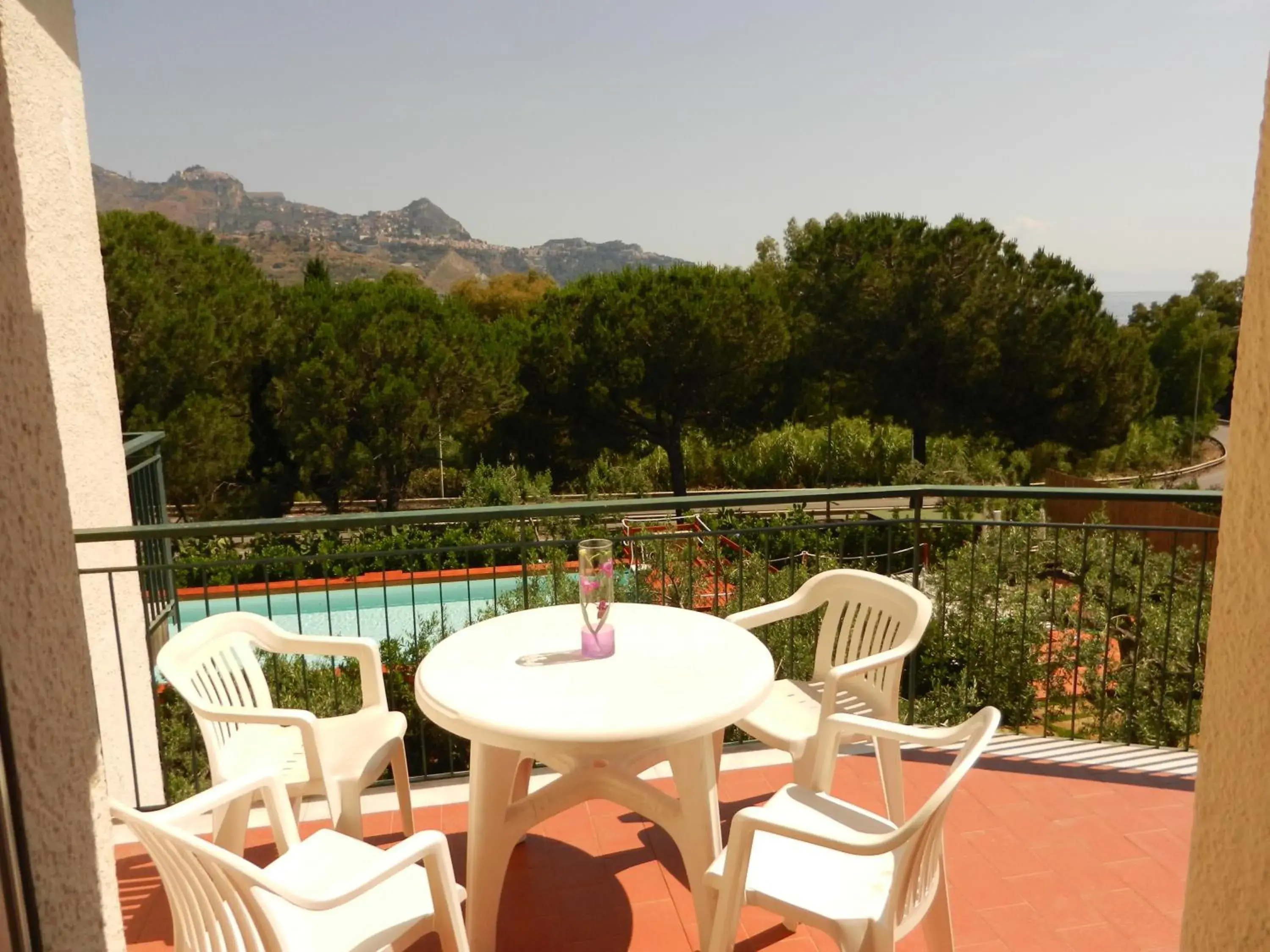 Pool view in Villa Collina Pool view in Villa Collina