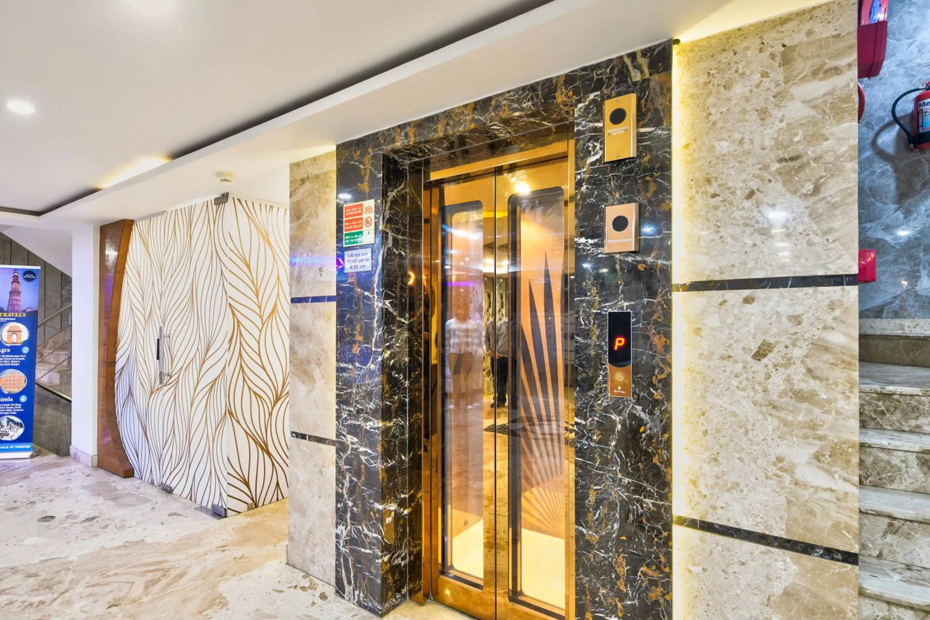 elevator in Hotel All Time Residency -Near Connaught Place New Delhi