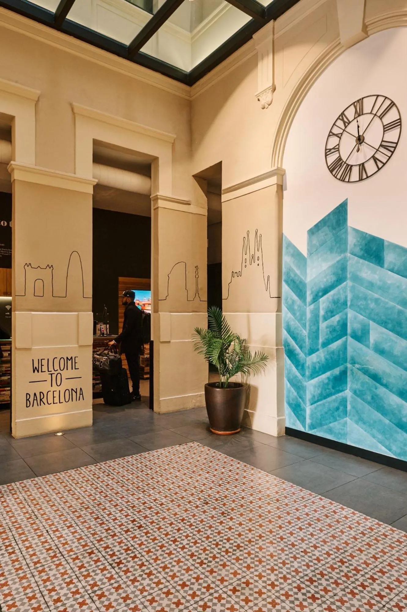 Lobby or reception in TOC Hostel Barcelona