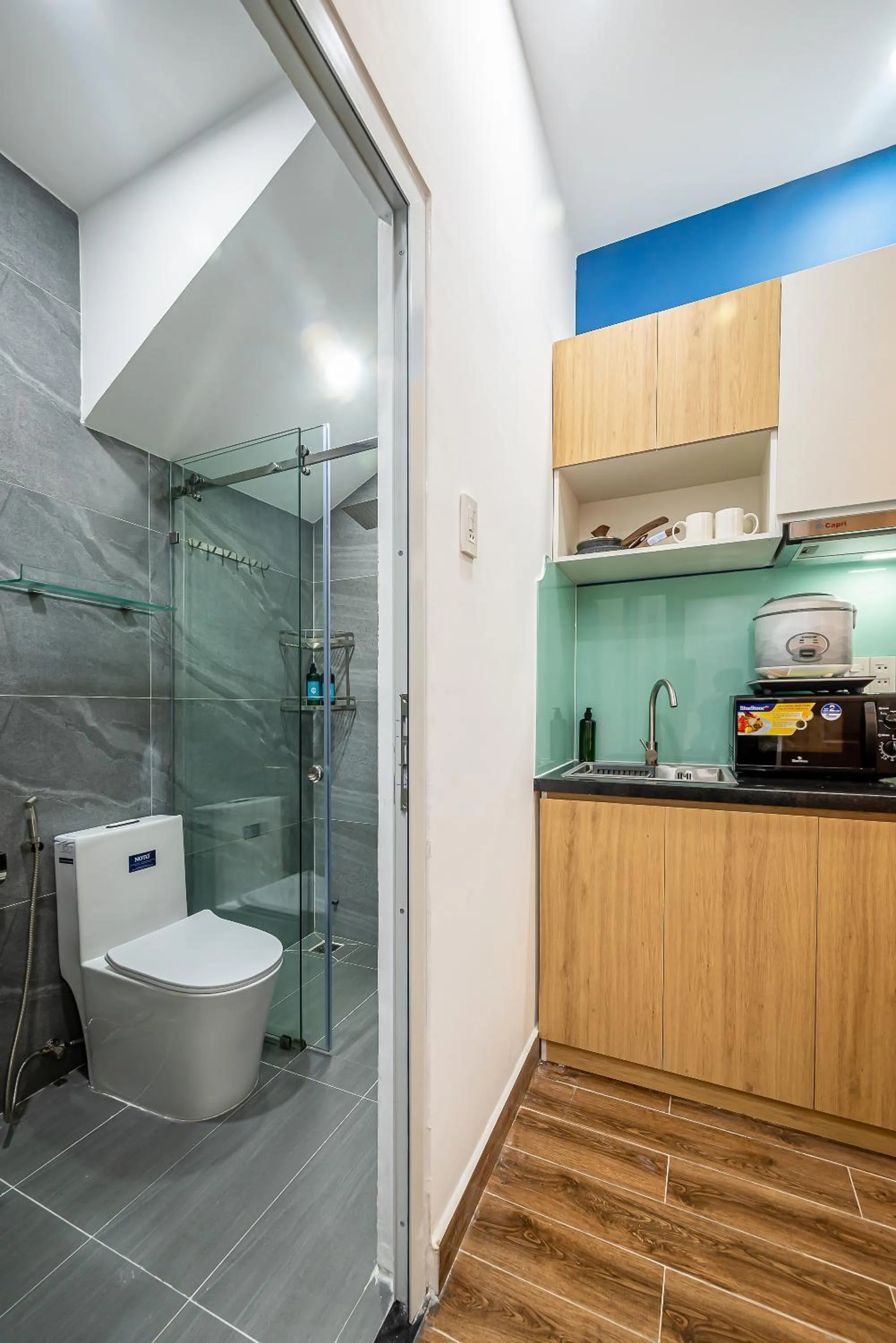 Kitchen or kitchenette in Cozrum Homes - Retro House