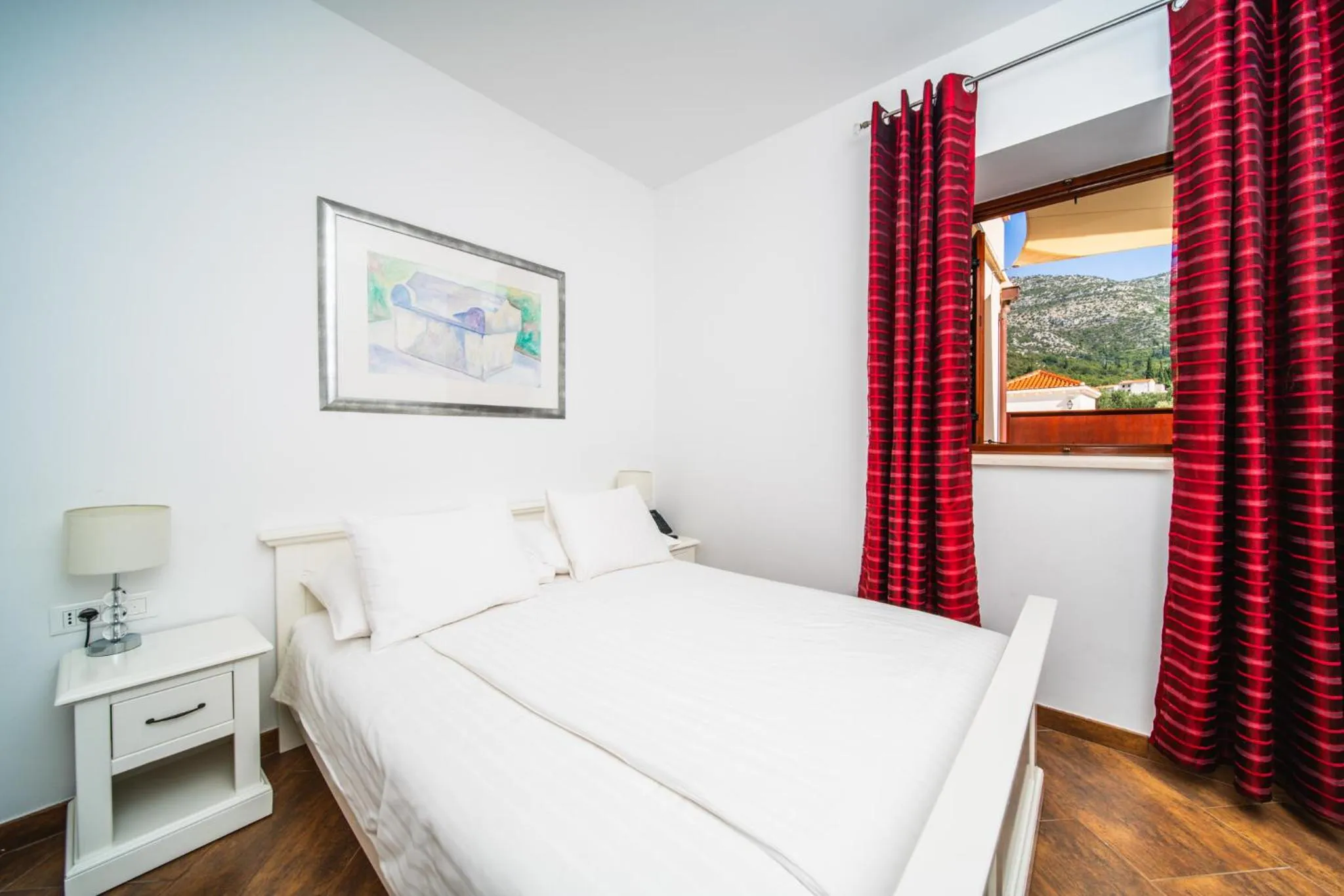 View (from property/room), Bed in Apartments Vila Riva