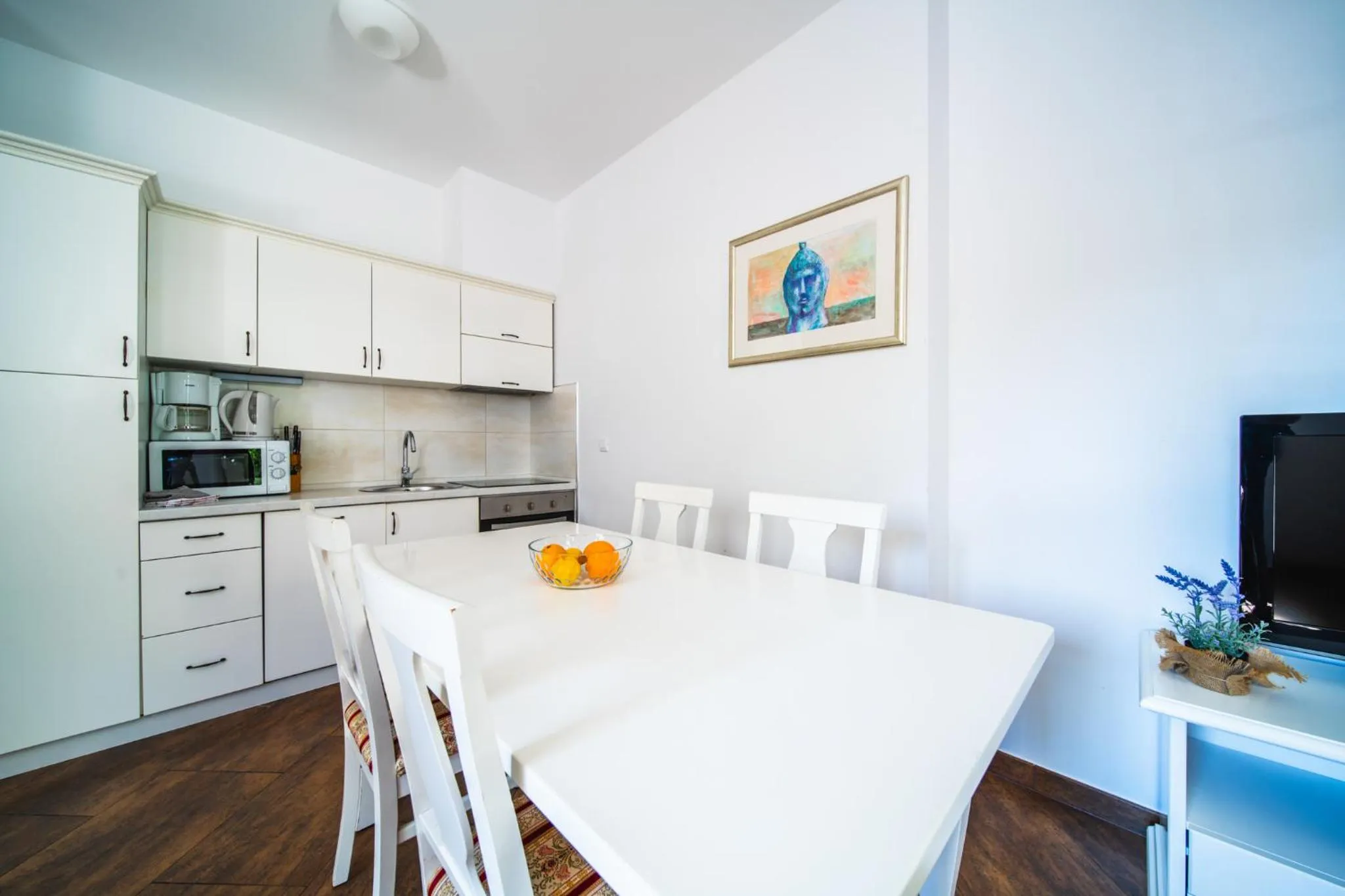 Kitchen or kitchenette in Apartments Vila Riva