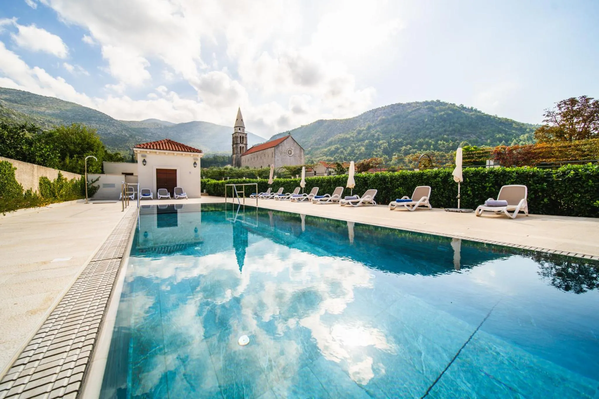 Natural landscape in Apartments Vila Riva